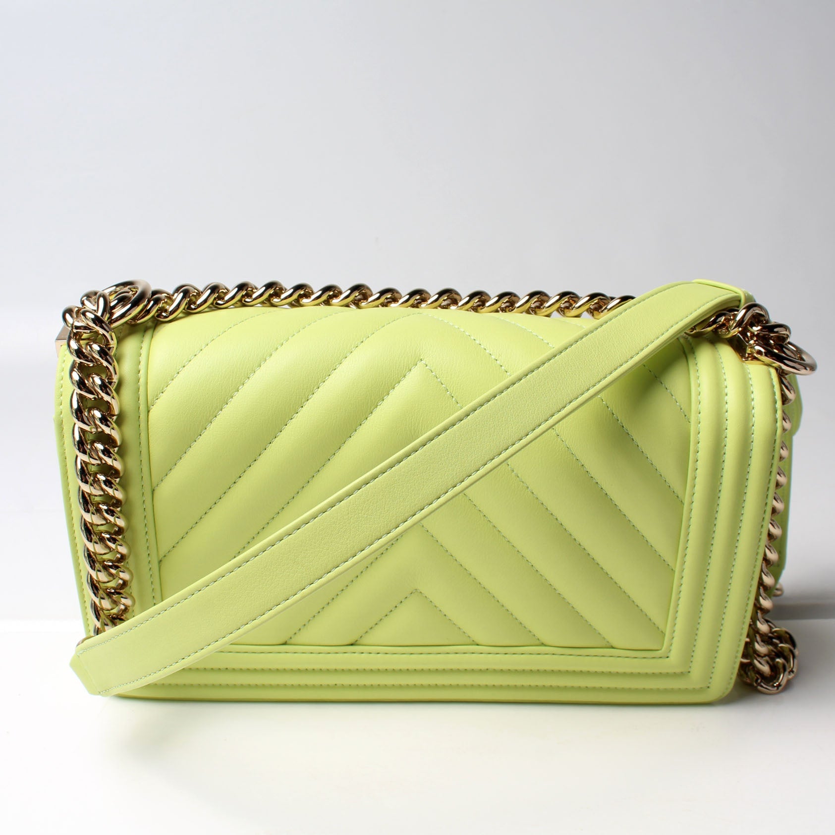 Chanel Boy Flap New Lambskin 27M Handbag