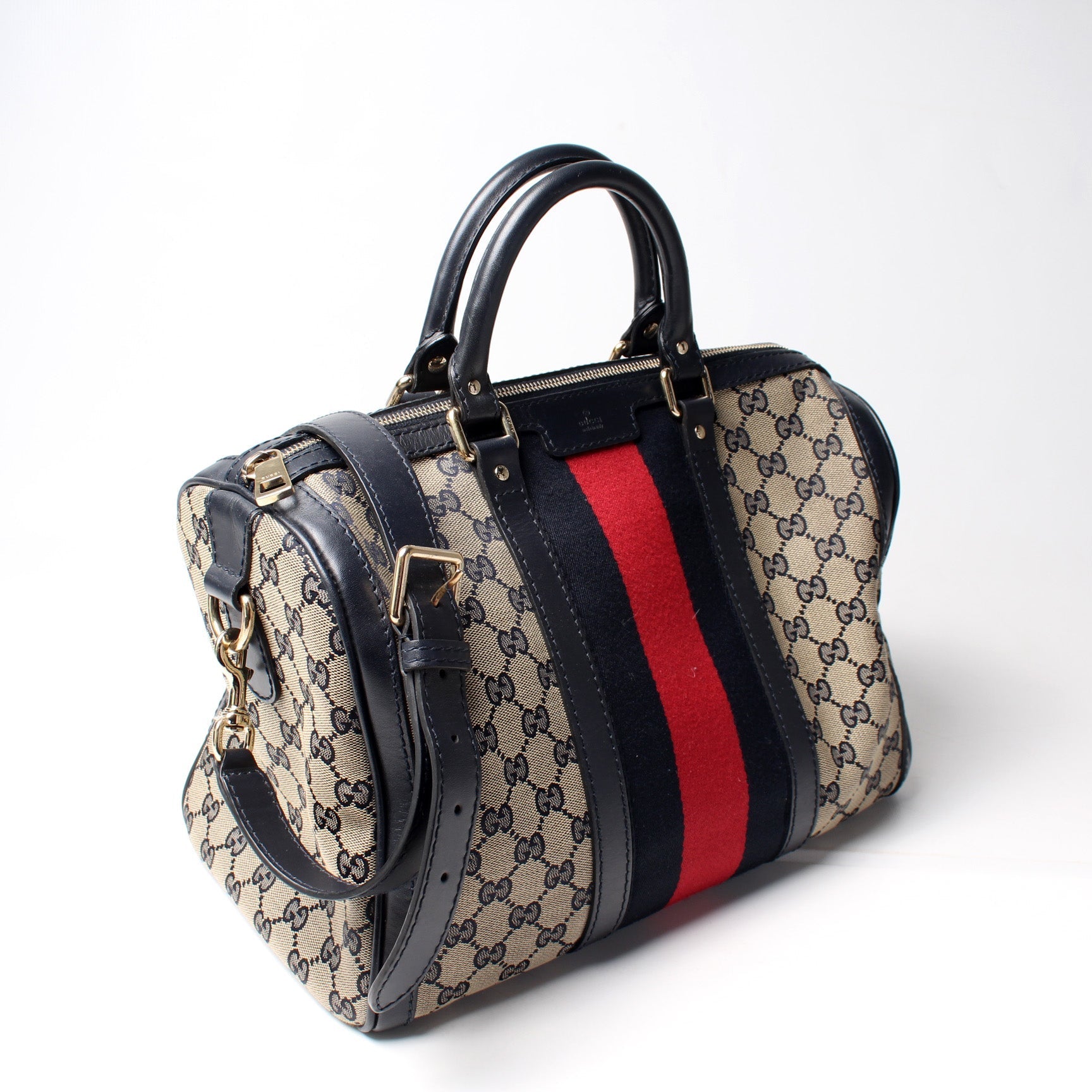 Gucci Boston Canvas Travel Bag Canvas 3