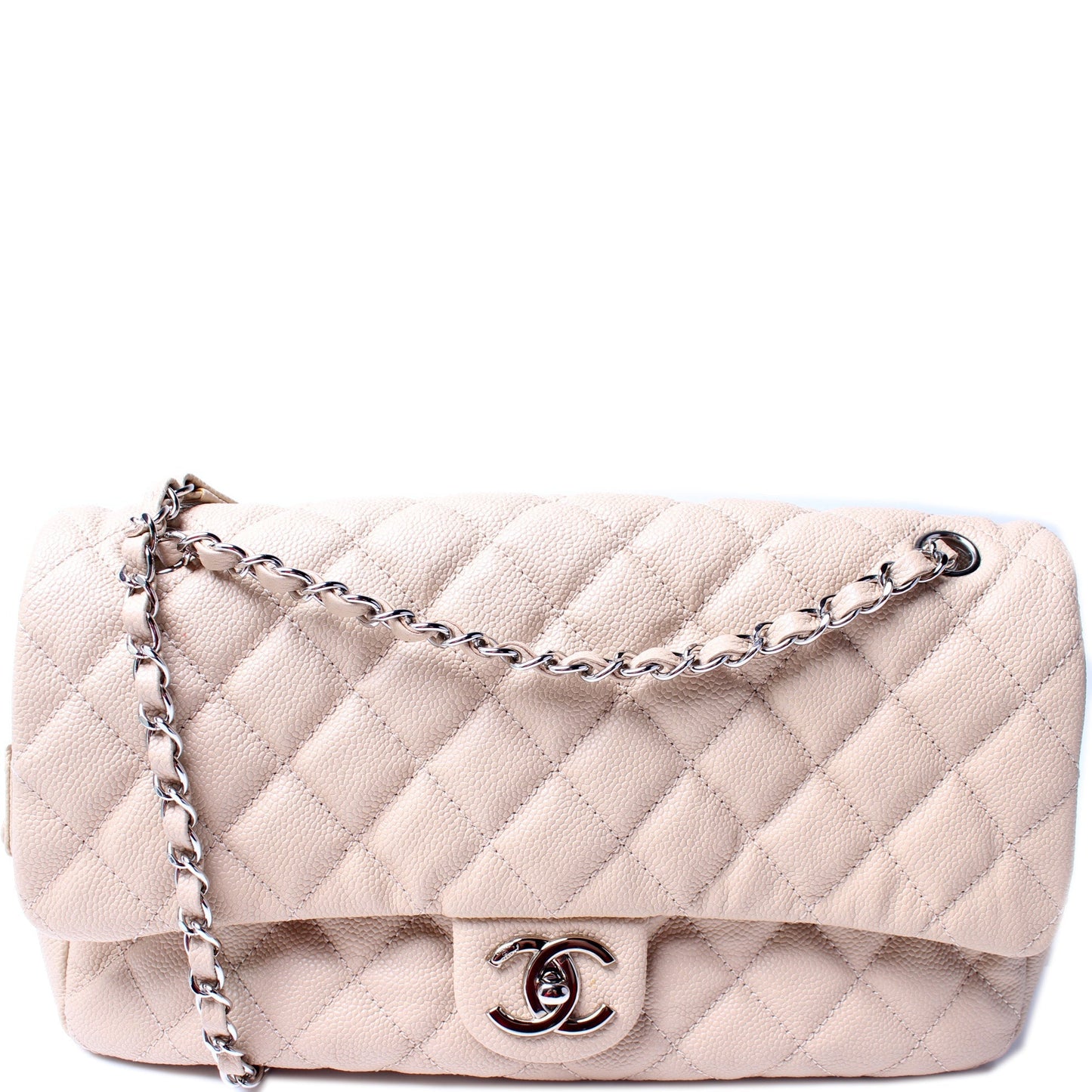 Chanel Easy Flap Caviar 18M Handbag