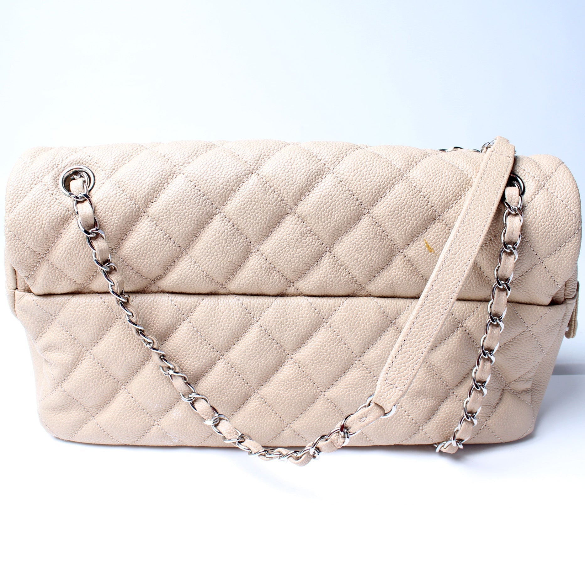 Chanel Easy Flap Caviar 18M Handbag