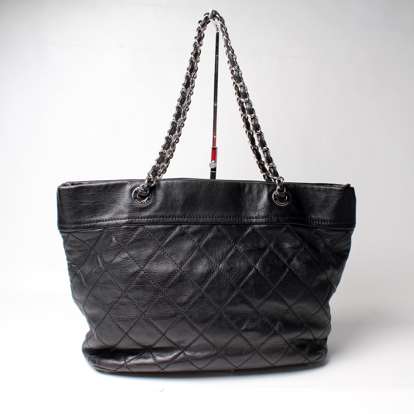 Chanel CC Flap Pocket Shopper Caviar 13M Tote Bag