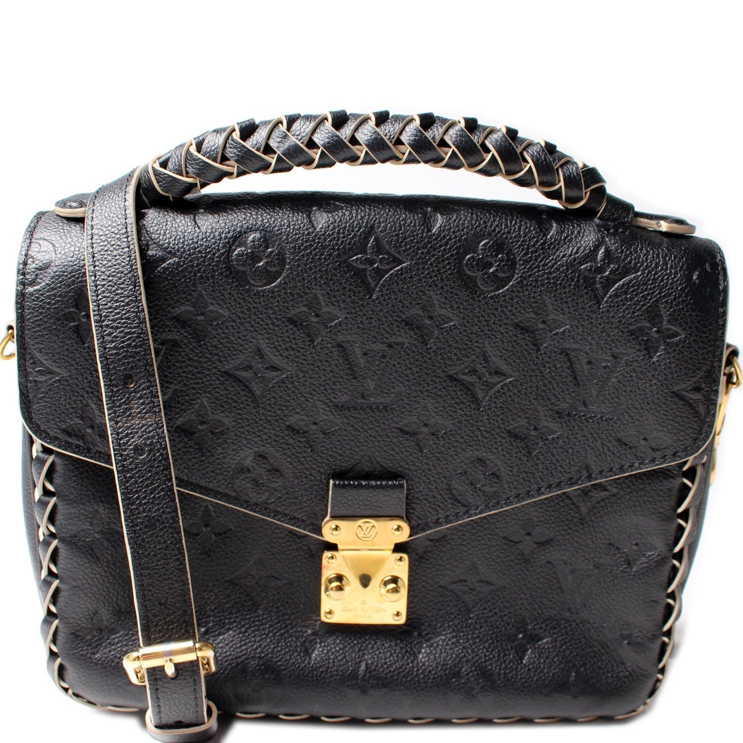 Louis Vuitton Pochette Metis Braided Empreinte Clutch Bag