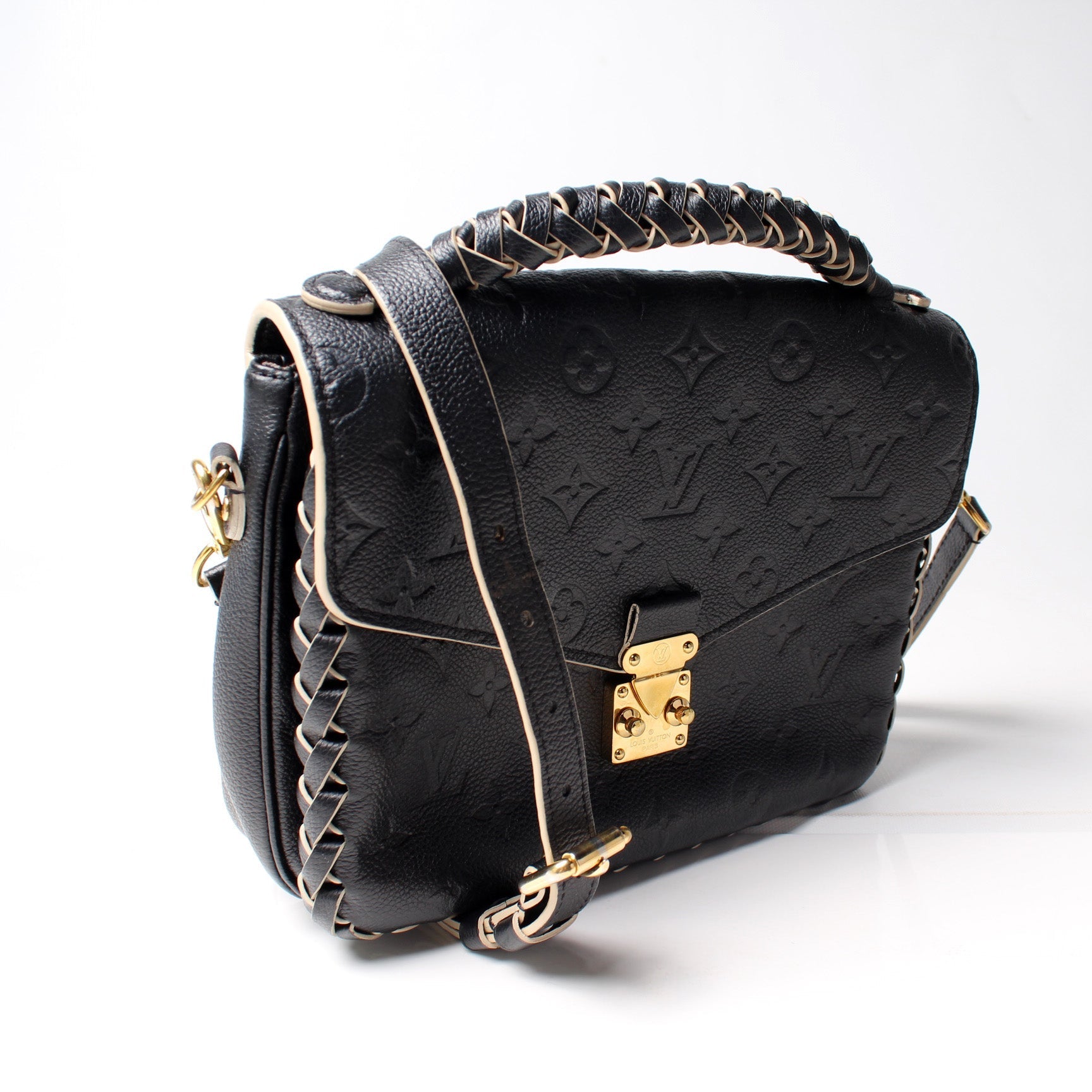 Louis Vuitton Pochette Metis Braided Empreinte Clutch Bag