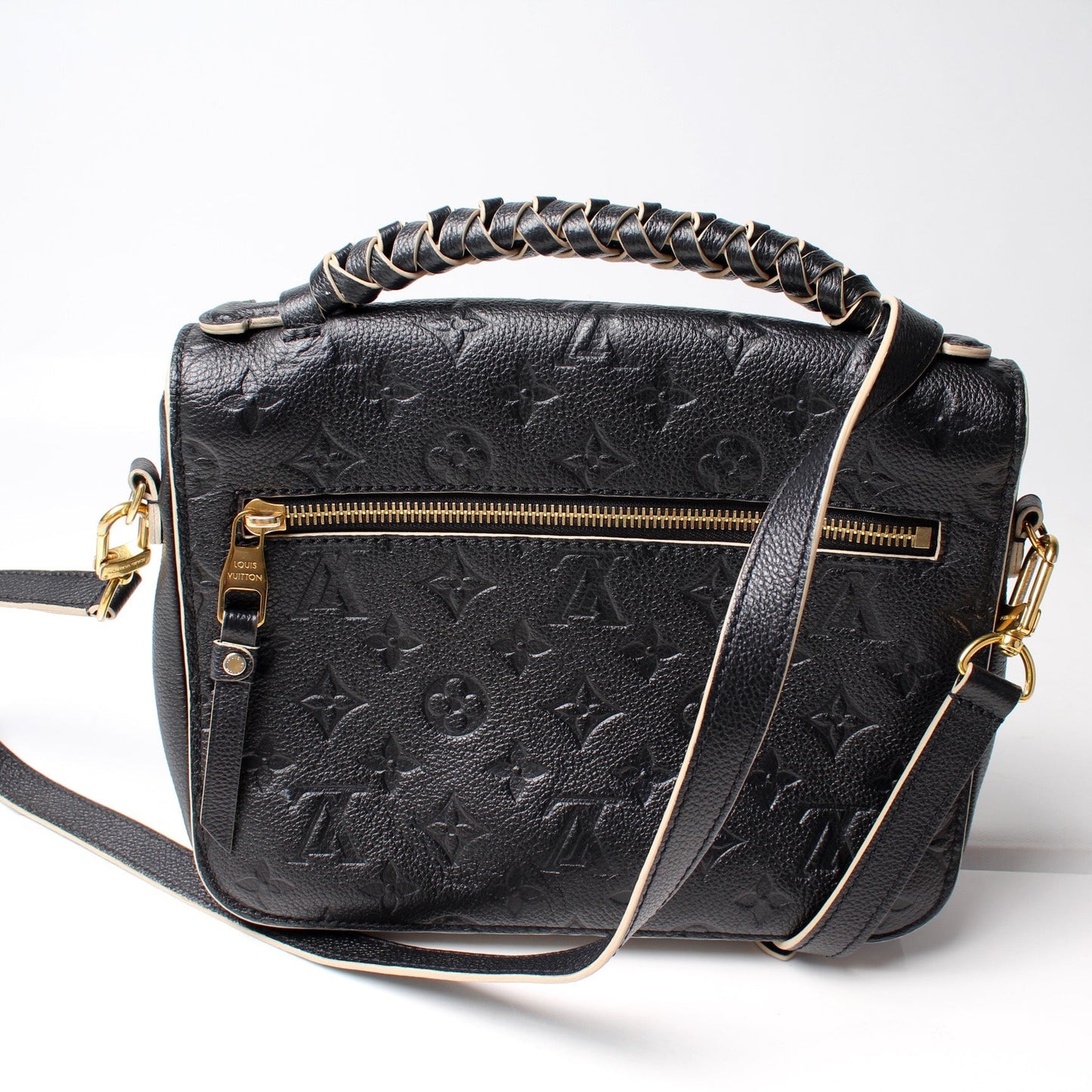 Louis Vuitton Pochette Metis Braided Empreinte Clutch Bag
