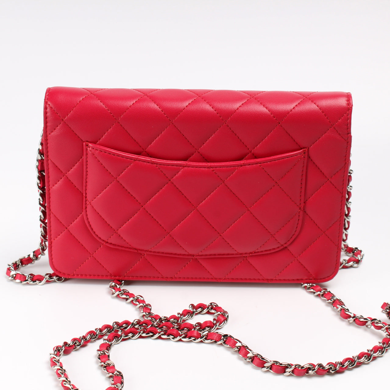 Chanel WOC Classic Quilted Lambskin 15M Clutch Bag