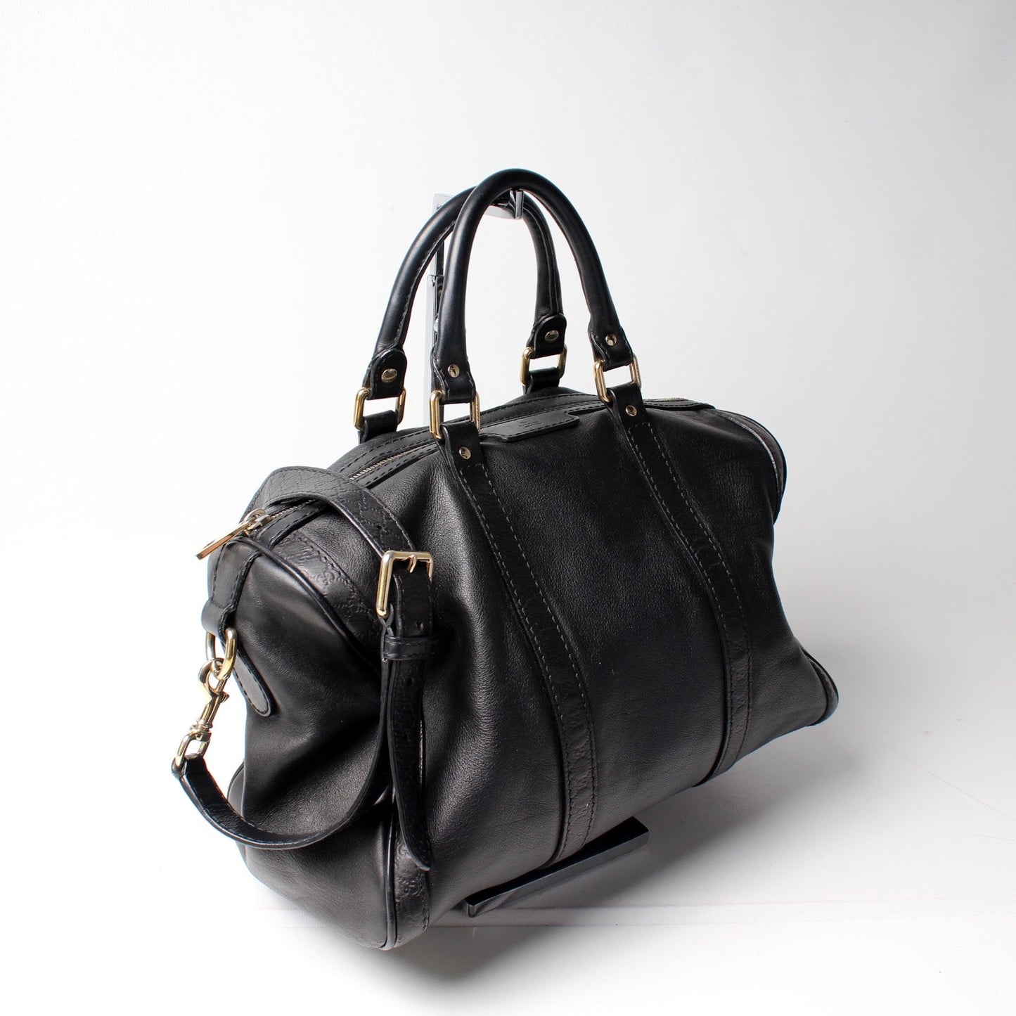 Gucci Boston Leather Travel Bag
