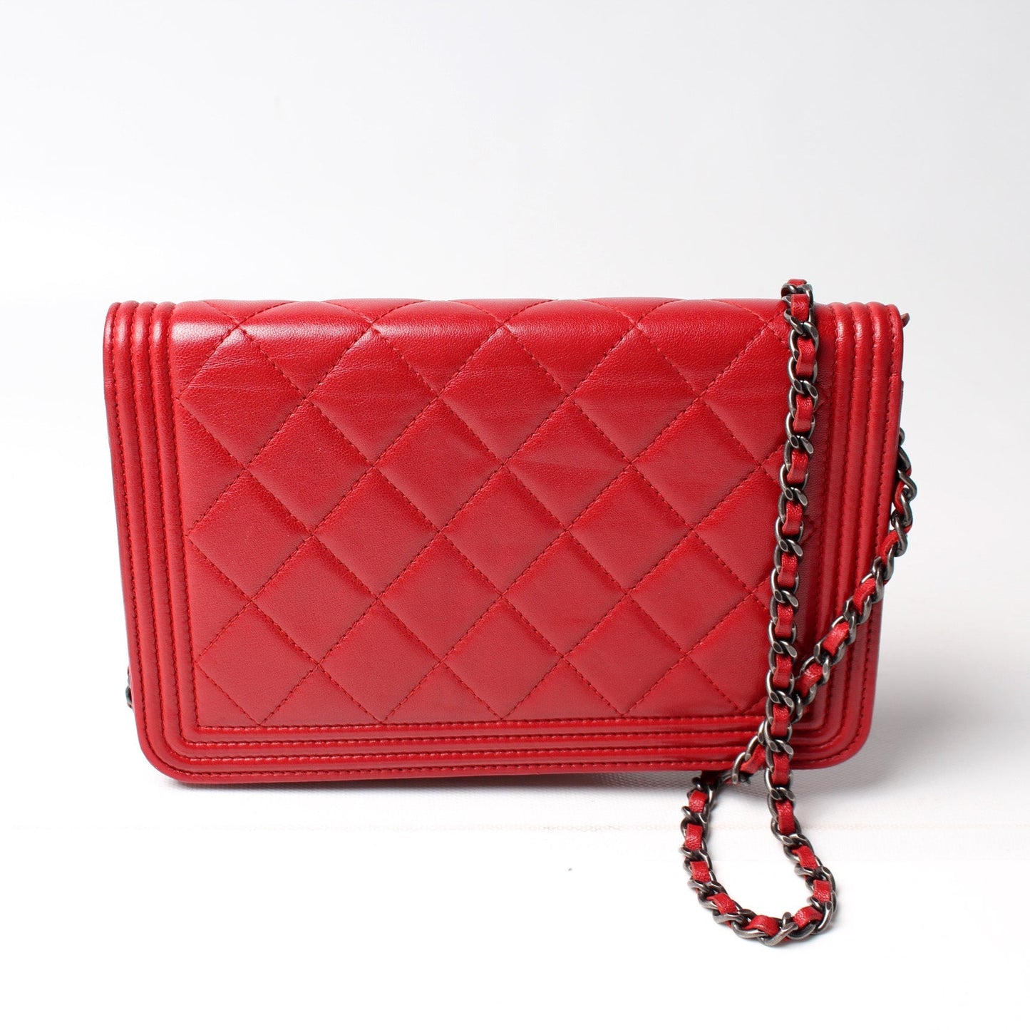 Chanel WOC Boy Lambskin 20M Clutch Bag