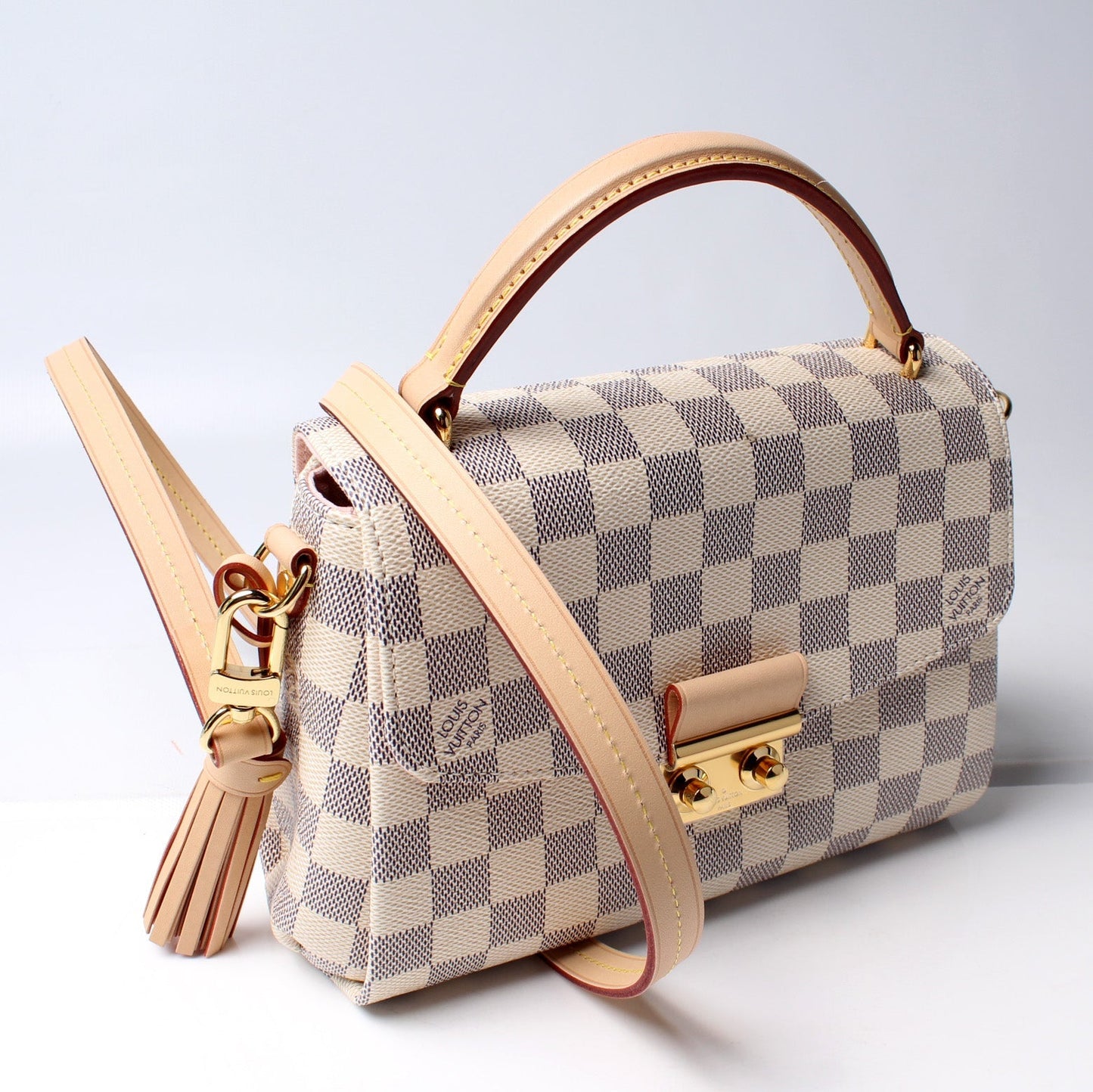 Louis Vuitton Croisette Azur Damier Handbag Azur 3