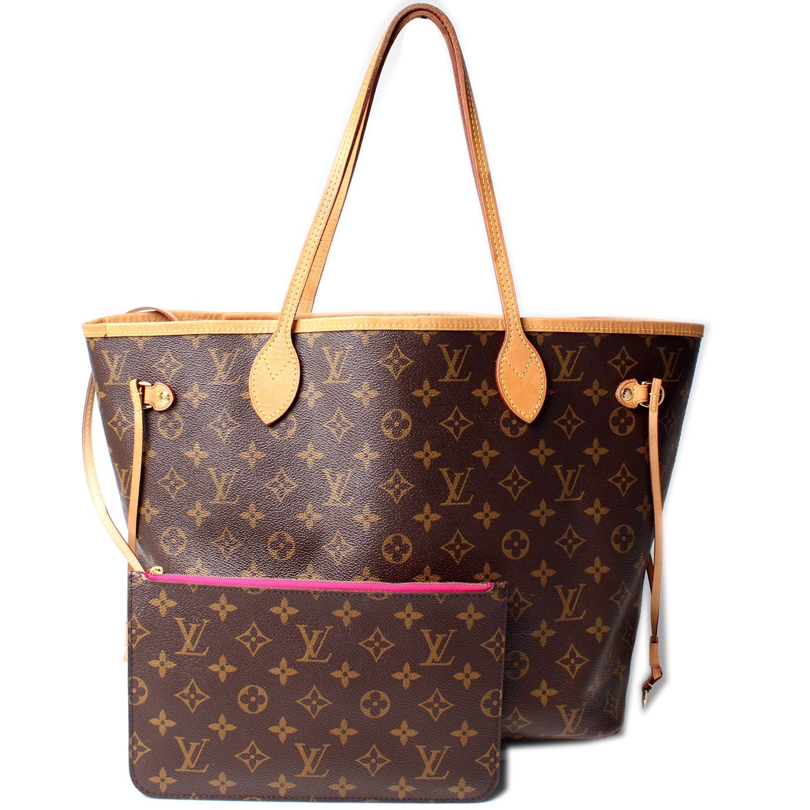 Louis Vuitton NEverfull MM W Monogram Wallet Case Monogram 18