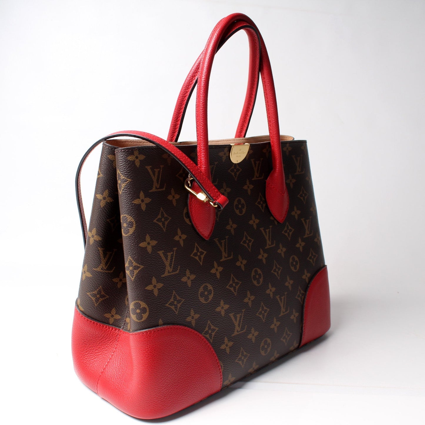 Louis Vuitton Flandrin Monogram Leather Handbag Leather 1