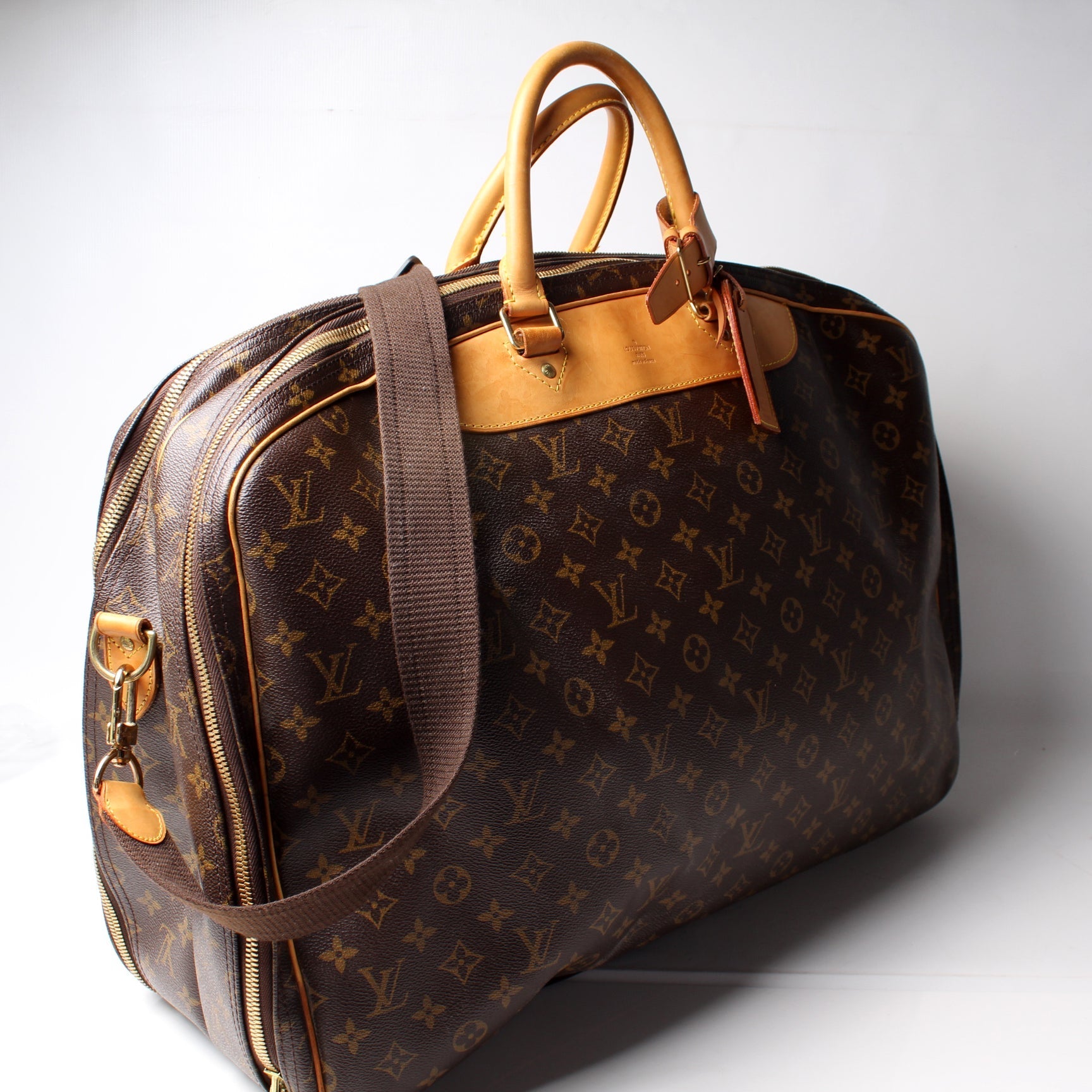 Louis Vuitton Alize 2 Compartment Monogram Handbag