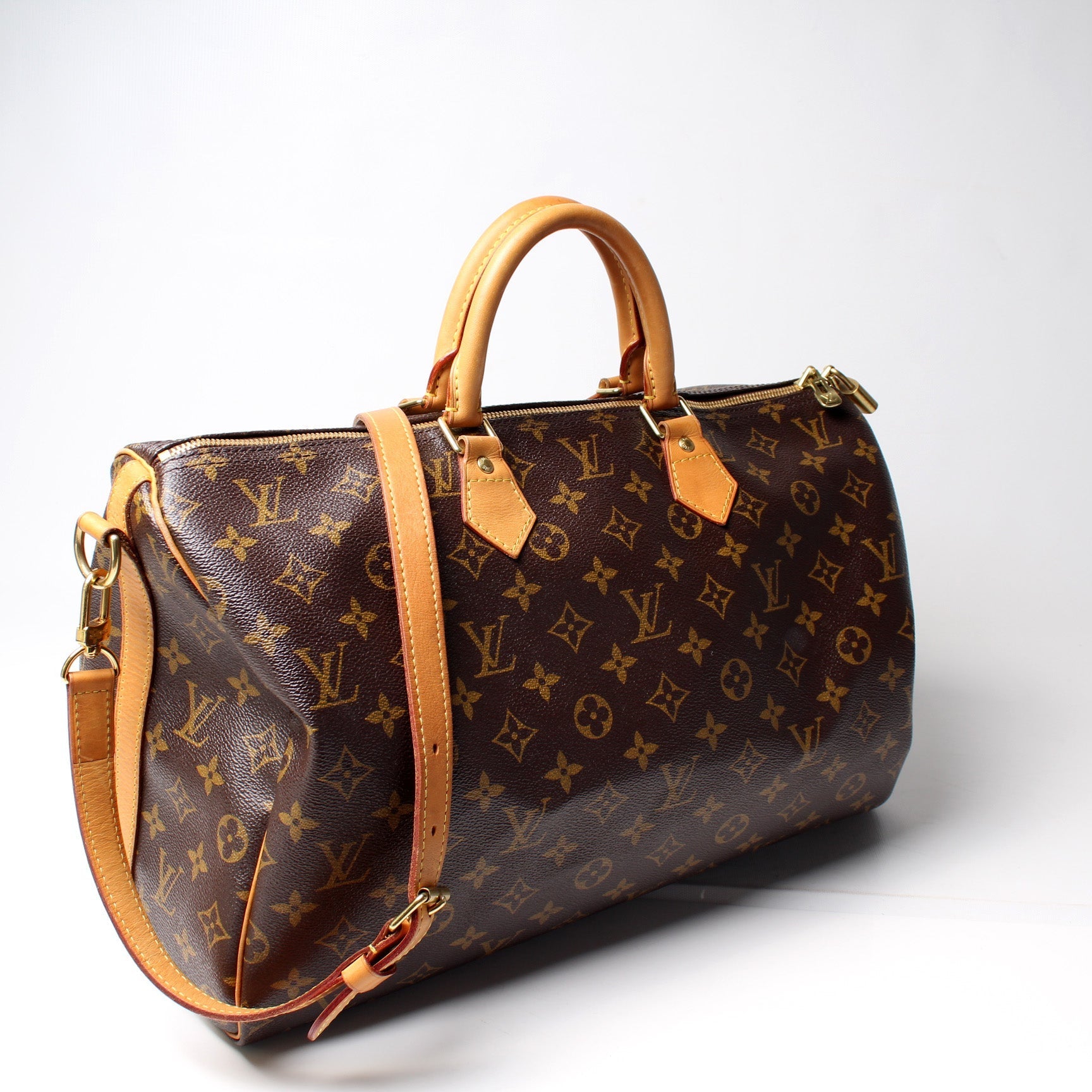 Louis Vuitton Speedy 40 Bandouliere Monogram Handbag Monogram 3