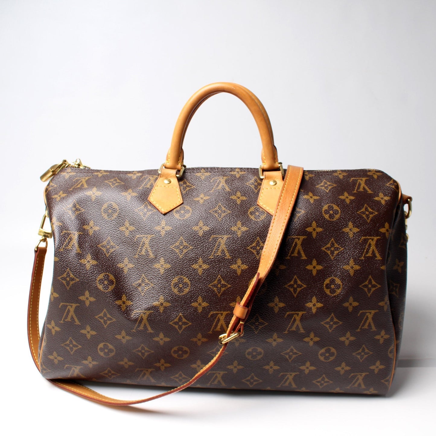 Louis Vuitton Speedy 40 Bandouliere Monogram Handbag Monogram 3