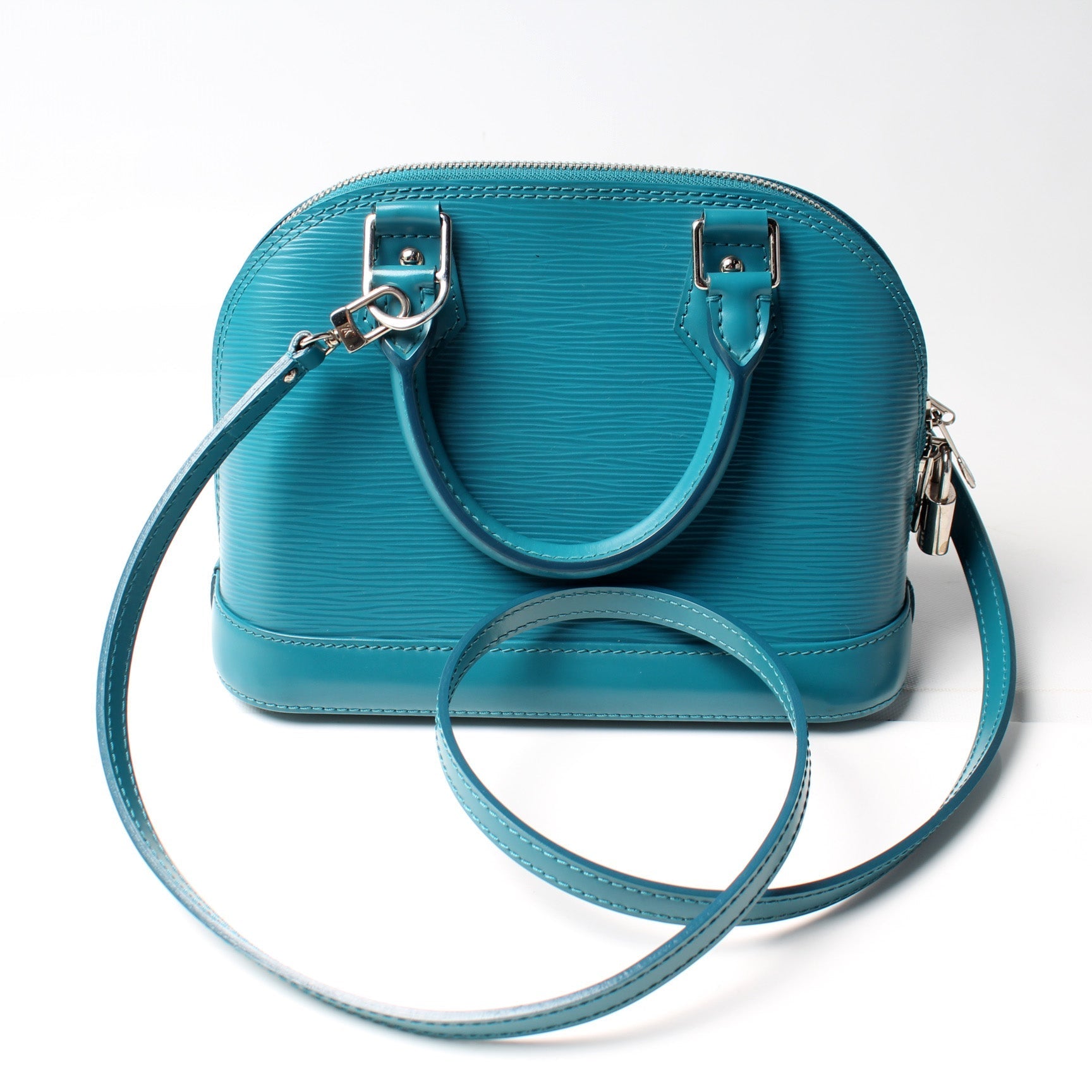 Louis Vuitton Alma BB Epi Handbag Epi 5