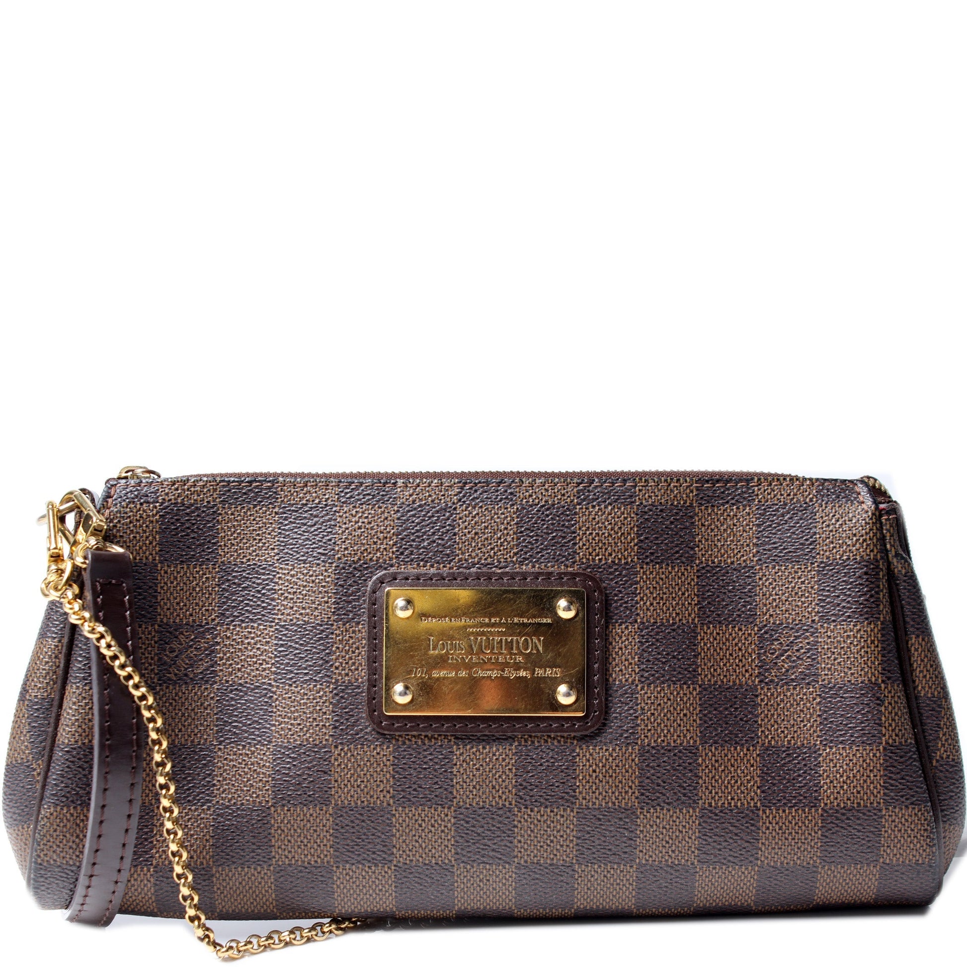 Louis Vuitton Eva Ebene Clutch Bag