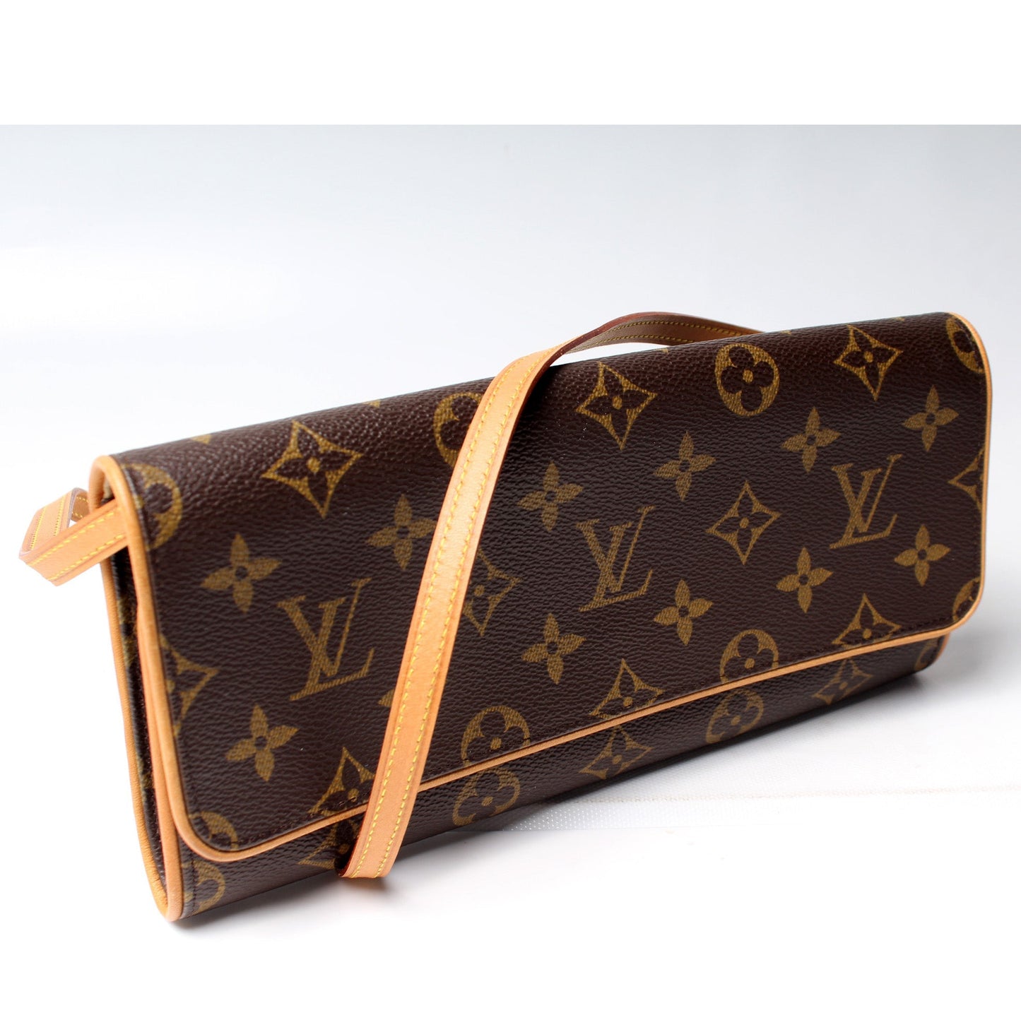 Louis Vuitton Pochette Twin GM Monogram Clutch Bag Monogram 13