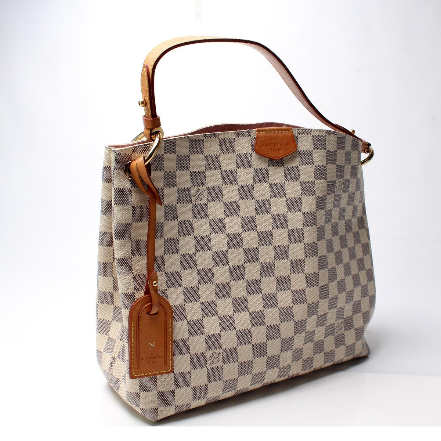 Louis Vuitton Graceful PM Azur Damier Handbag Azur 3