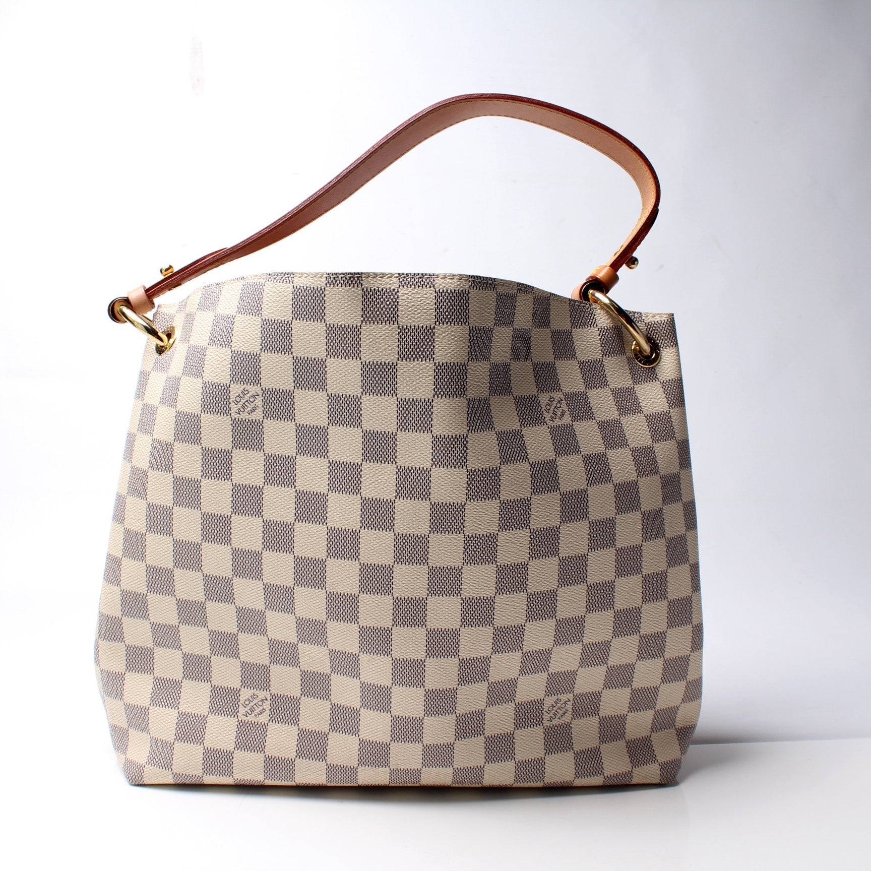 Louis Vuitton Graceful PM Azur Damier Handbag Azur 3