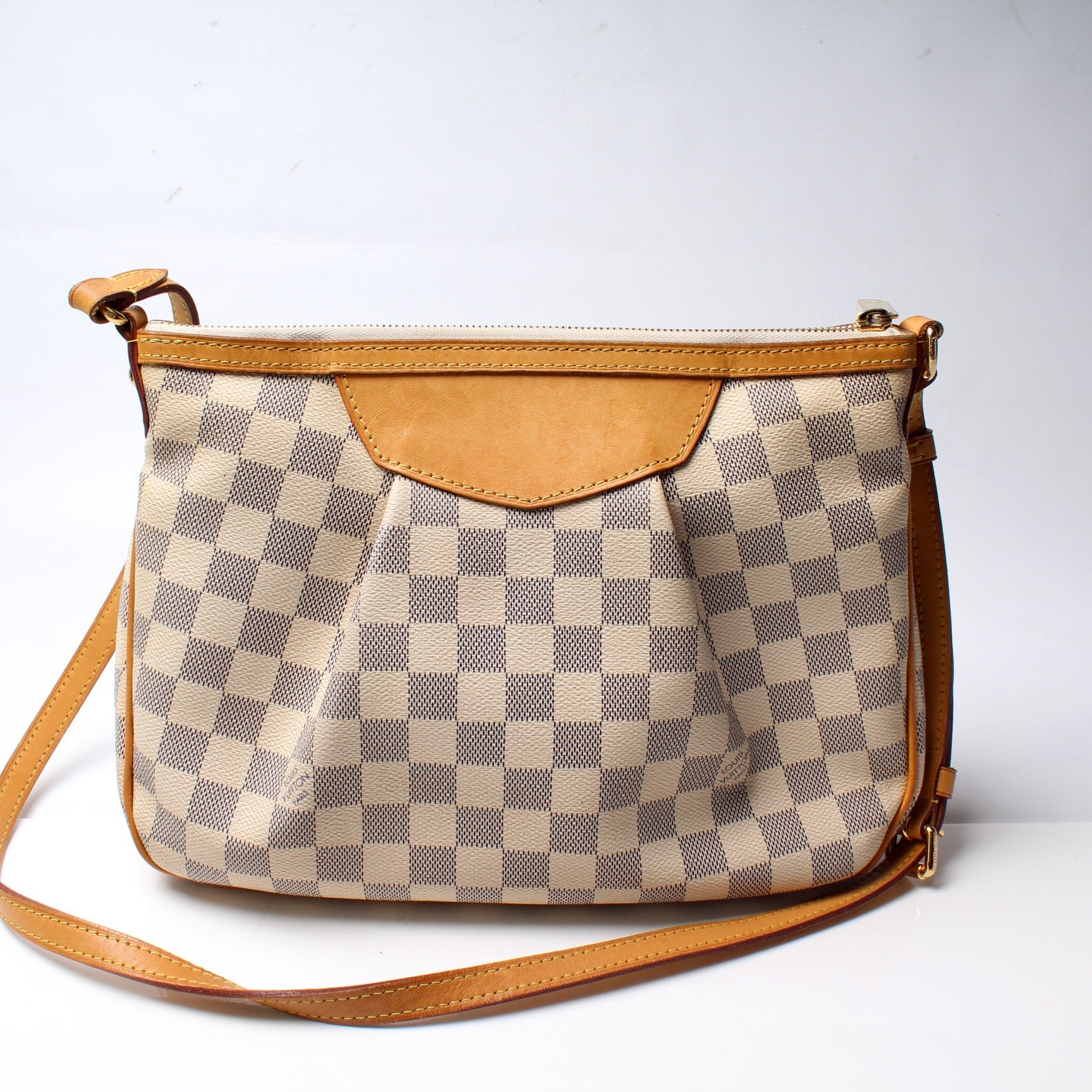 Louis Vuitton Siracusa Azur PM Handbag Azur 1
