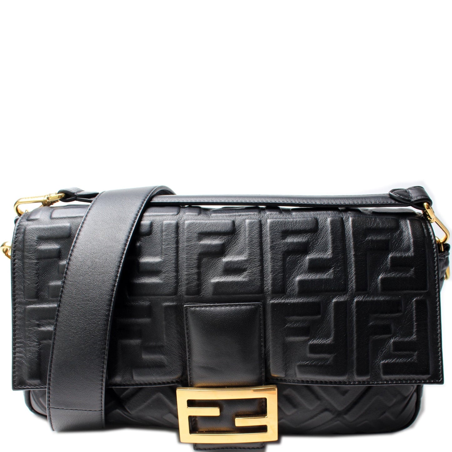Fendi Nappa Ff Largeuette Bag Travel Bag