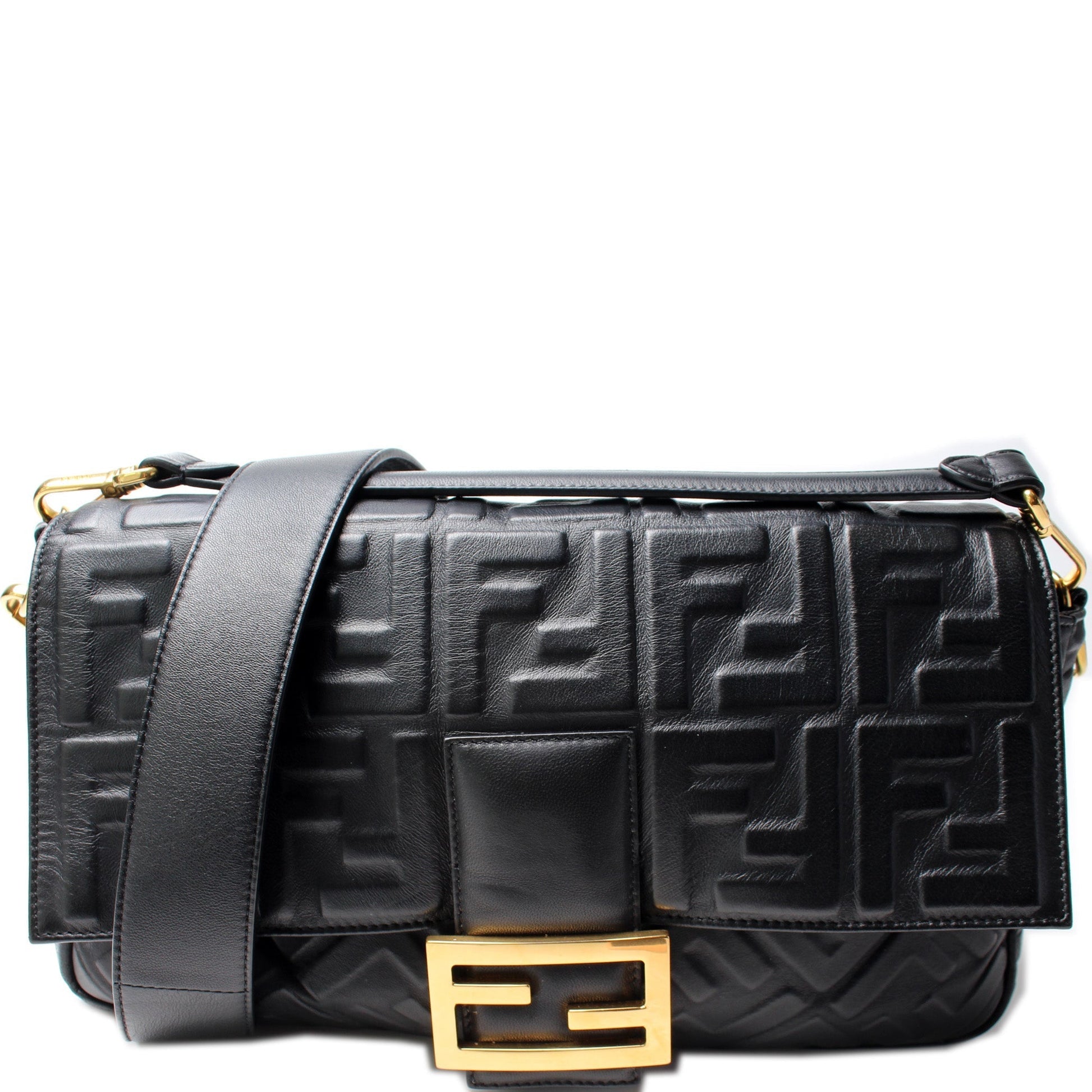 Fendi Nappa Ff Largeuette Bag Travel Bag