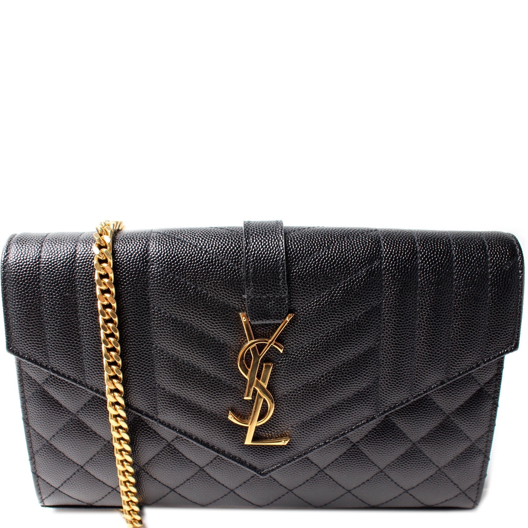 YSL Saint Laurent Saint Laurent Wallet Mix Bag Matelasse Chain Travel Bag