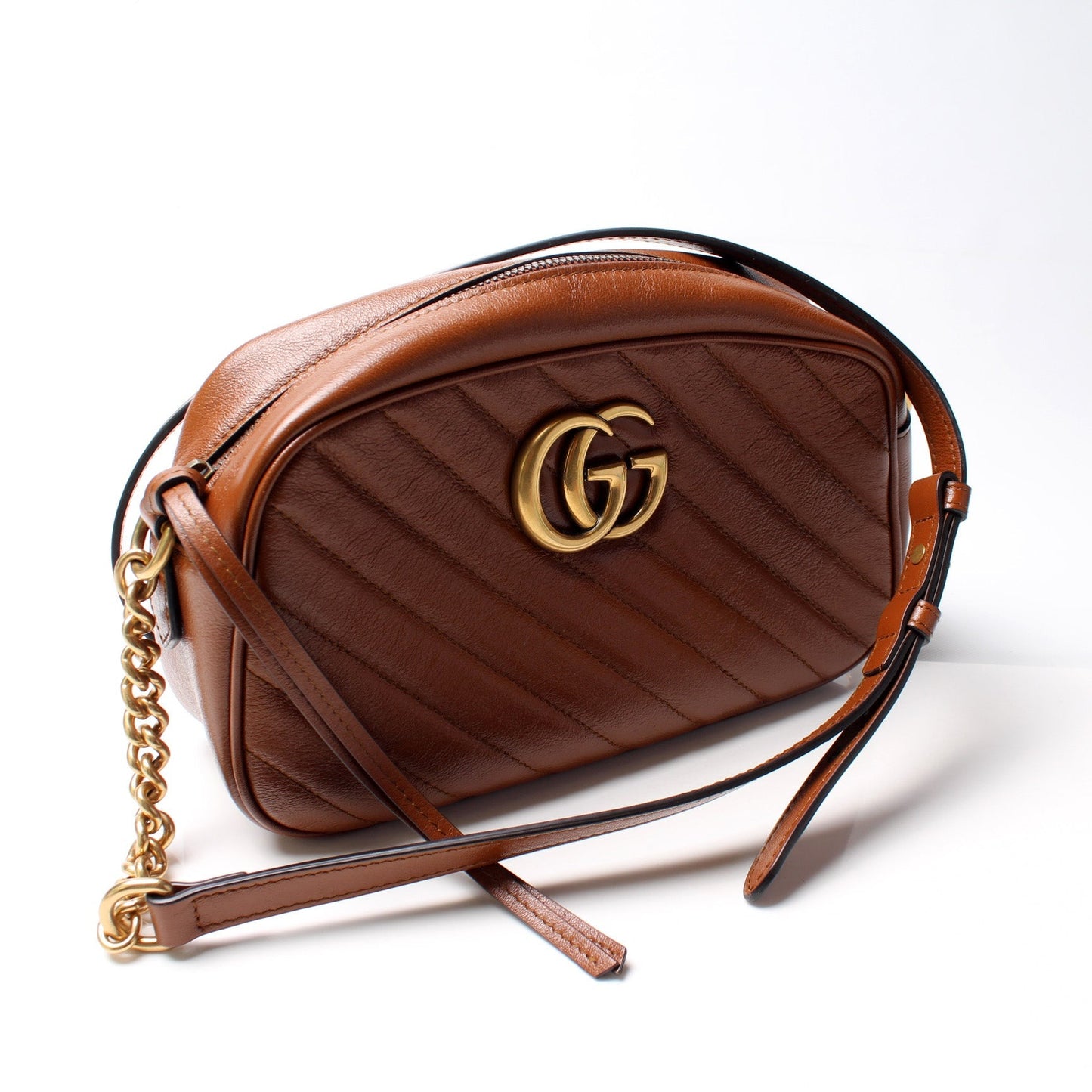 Gucci Marmont Camera Leather Small Crossbody Bag Camera 28