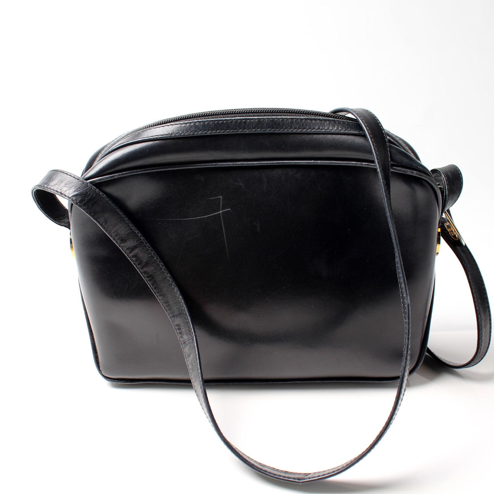 Gucci Camera Leather Crossbody Bag