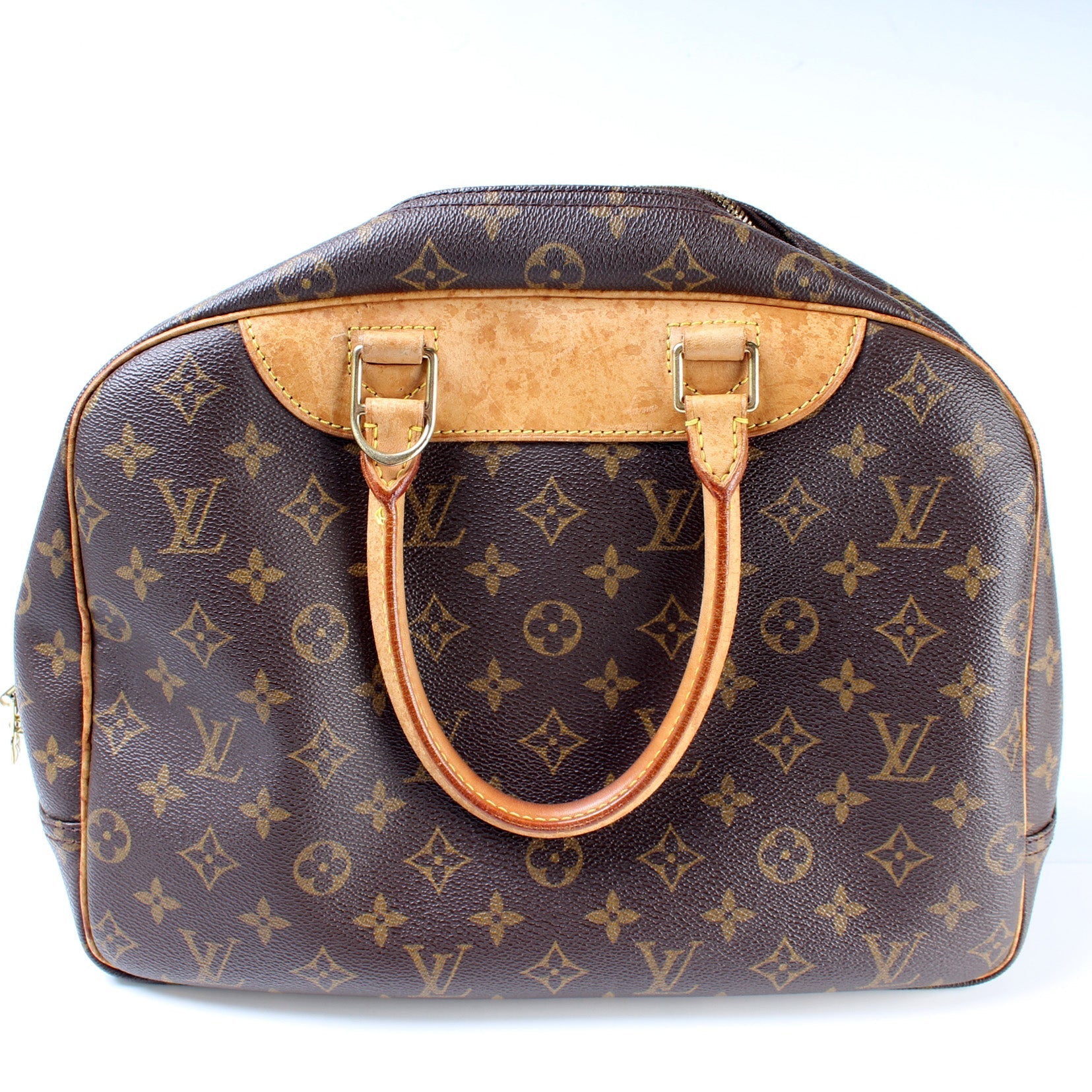 Louis Vuitton Deauville Monogram Handbag Monogram 13