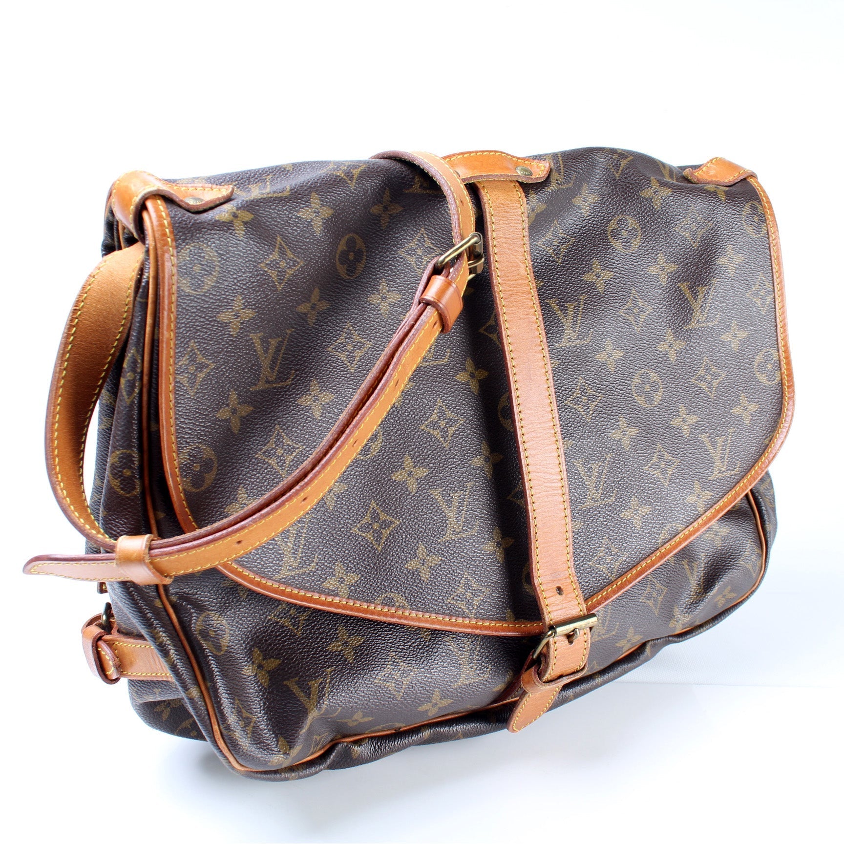 Louis Vuitton Saumur 35 Monogram Handbag 35 Monogram