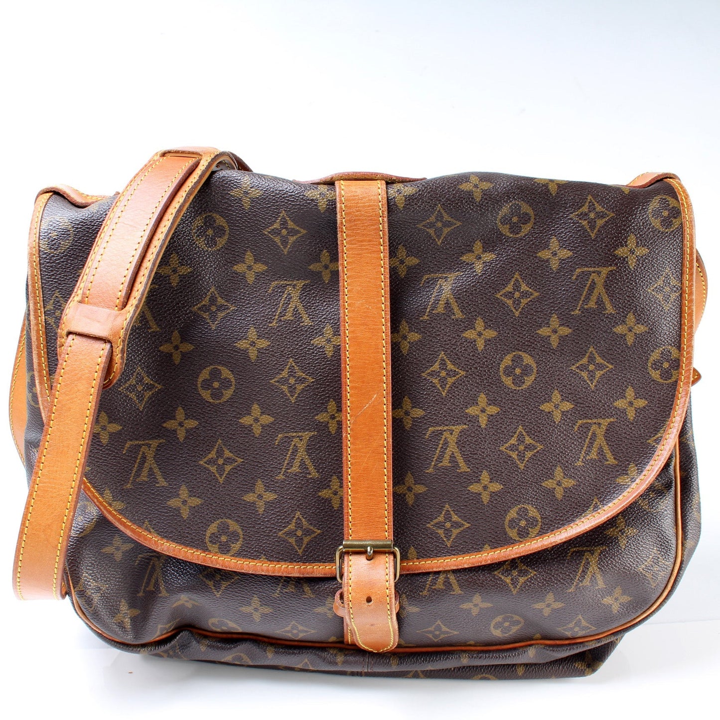 Louis Vuitton Saumur 35 Monogram Handbag 35 Monogram