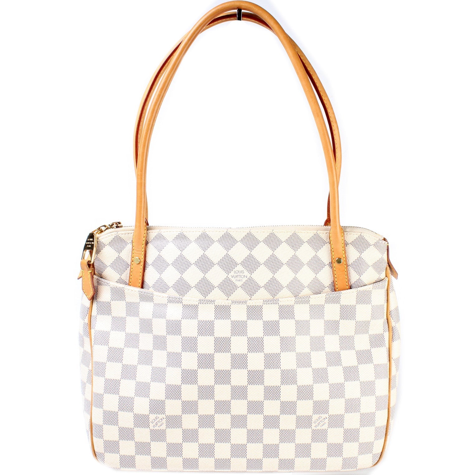 Louis Vuitton Figheri PM Azur Damier Handbag