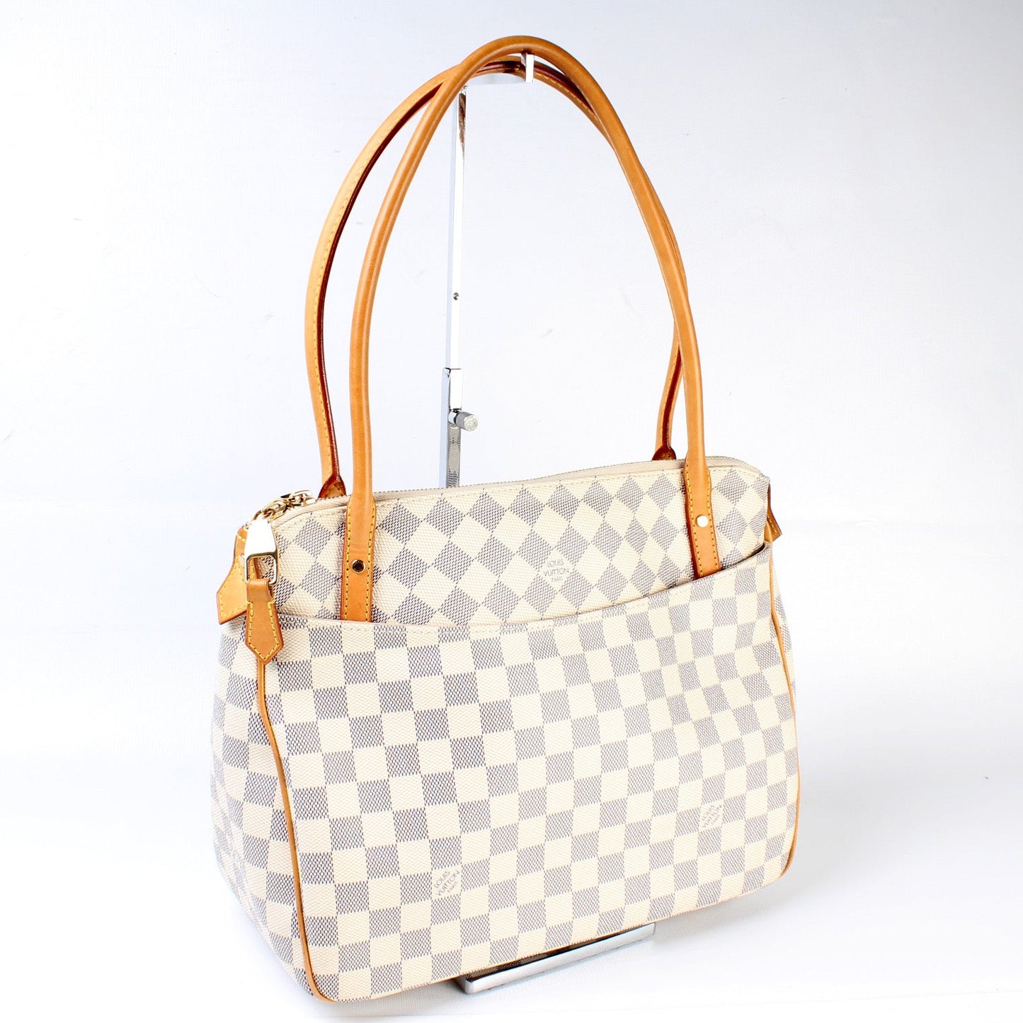 Louis Vuitton Figheri PM Azur Damier Handbag