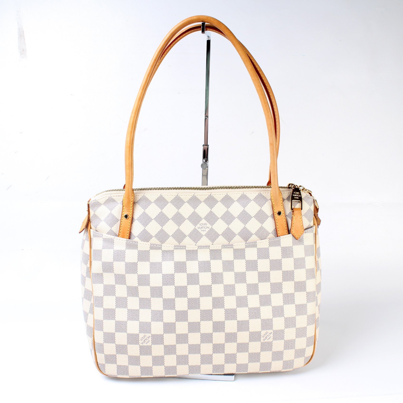 Louis Vuitton Figheri PM Azur Damier Handbag