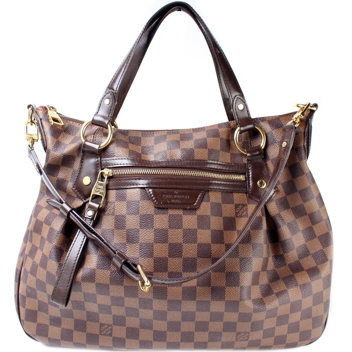 Louis Vuitton Evora MM Ebene Damier Handbag Ebene 7