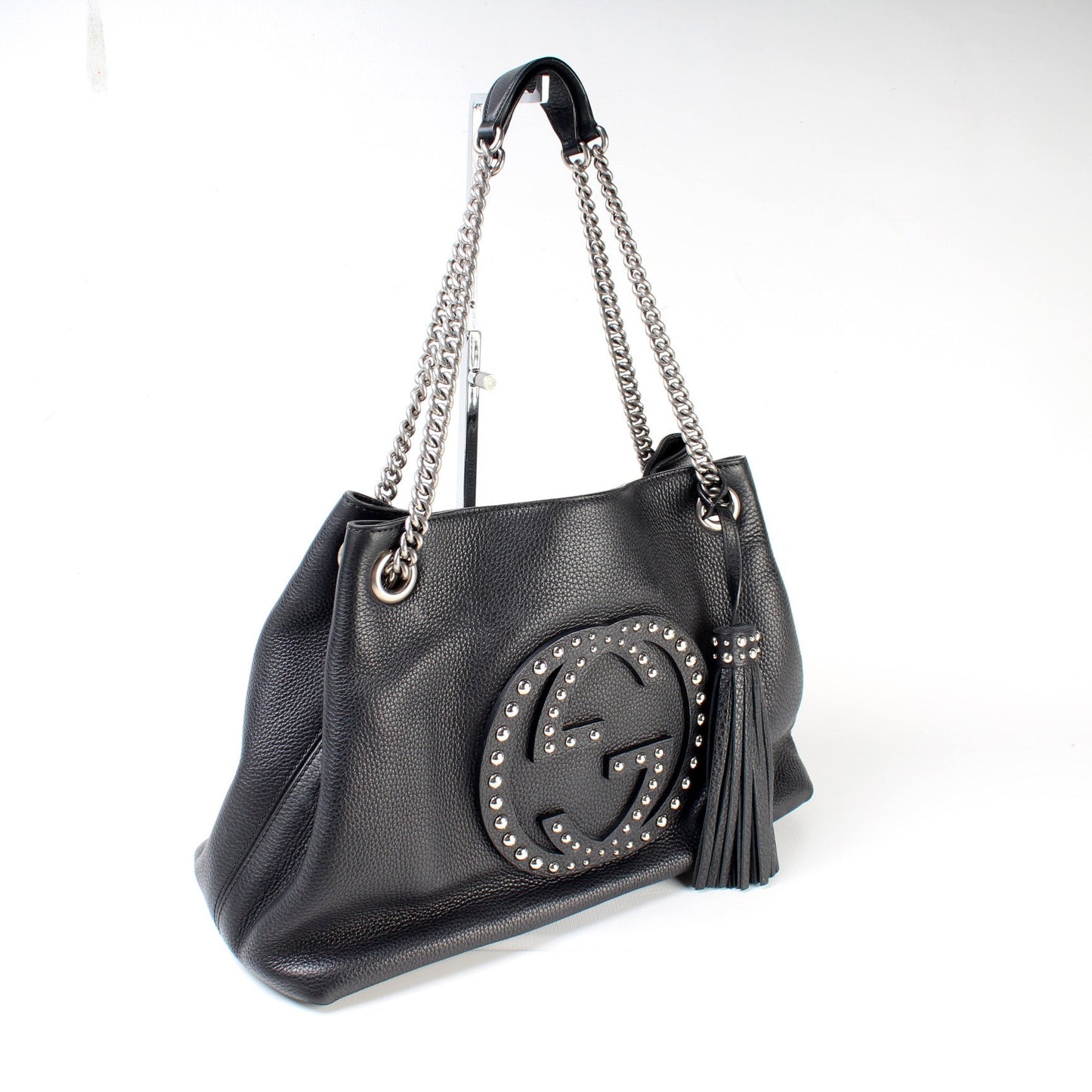 Gucci Soho Studded Leather Medium Shoulder Bag