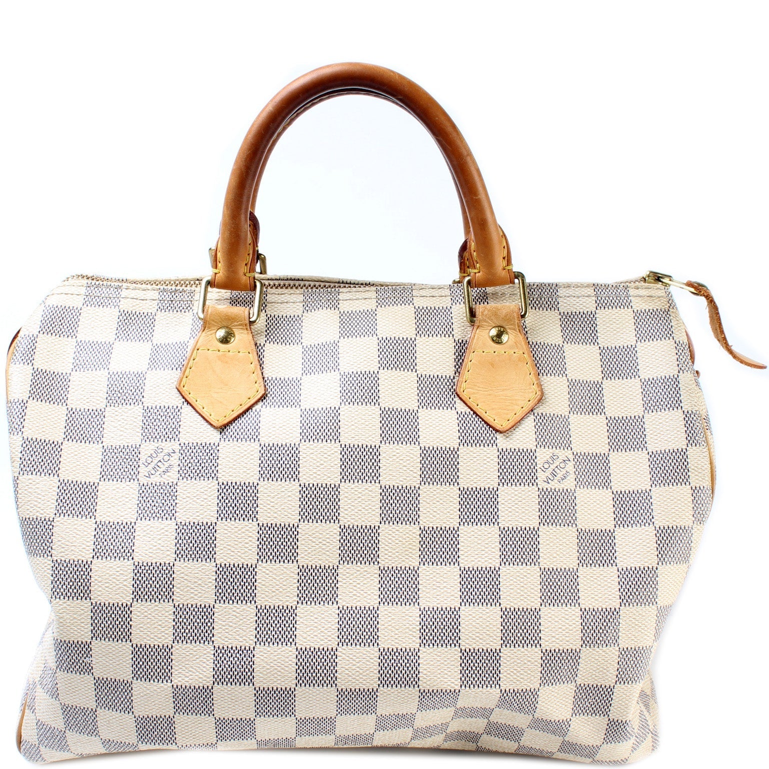 Louis Vuitton Speedy 30 Azur Damier Handbag Azur 3