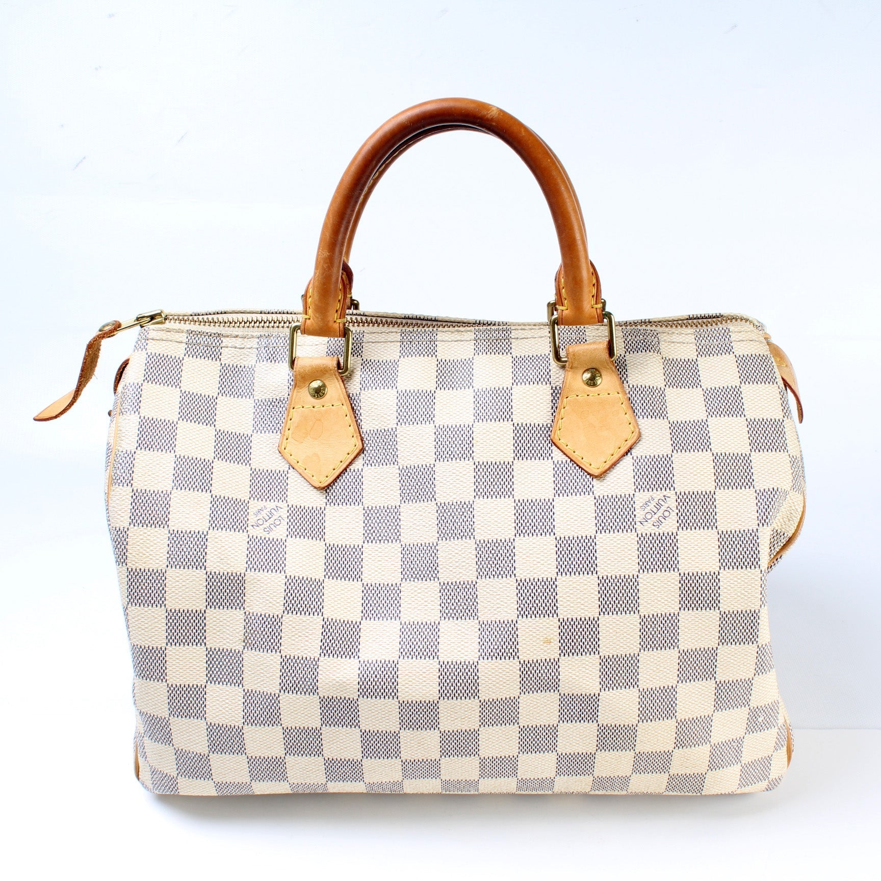 Louis Vuitton Speedy 30 Azur Damier Handbag Azur 3