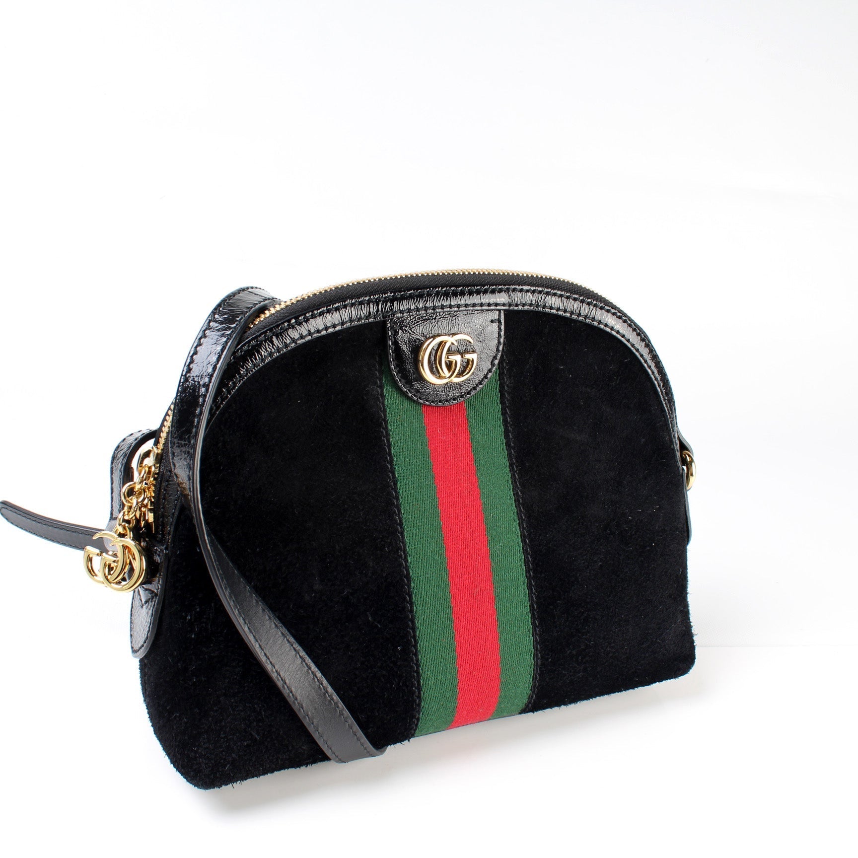 Gucci Ophidia GG Suede Small Crossbody Bag Crossbody 1