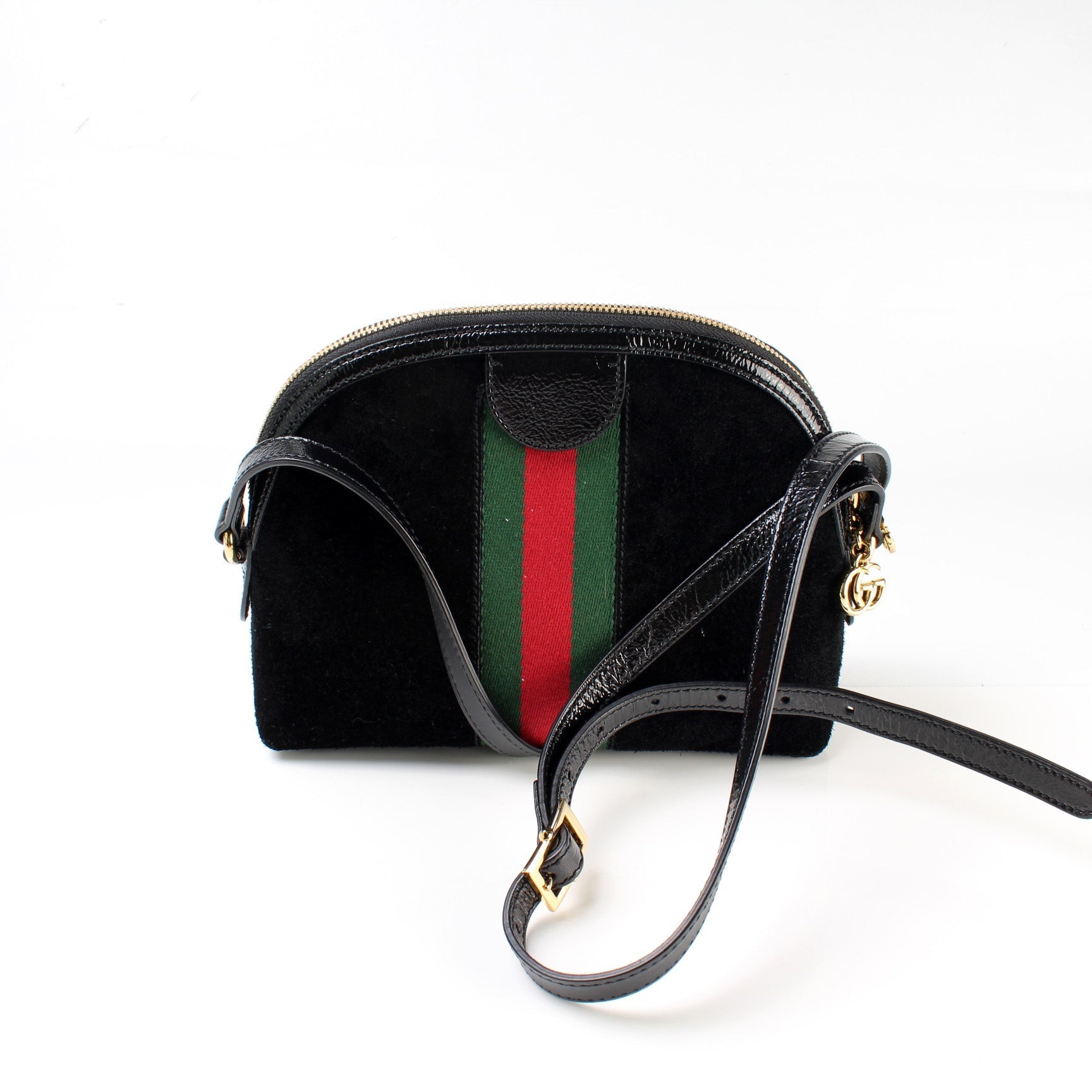 Gucci Ophidia GG Suede Small Crossbody Bag Crossbody 1