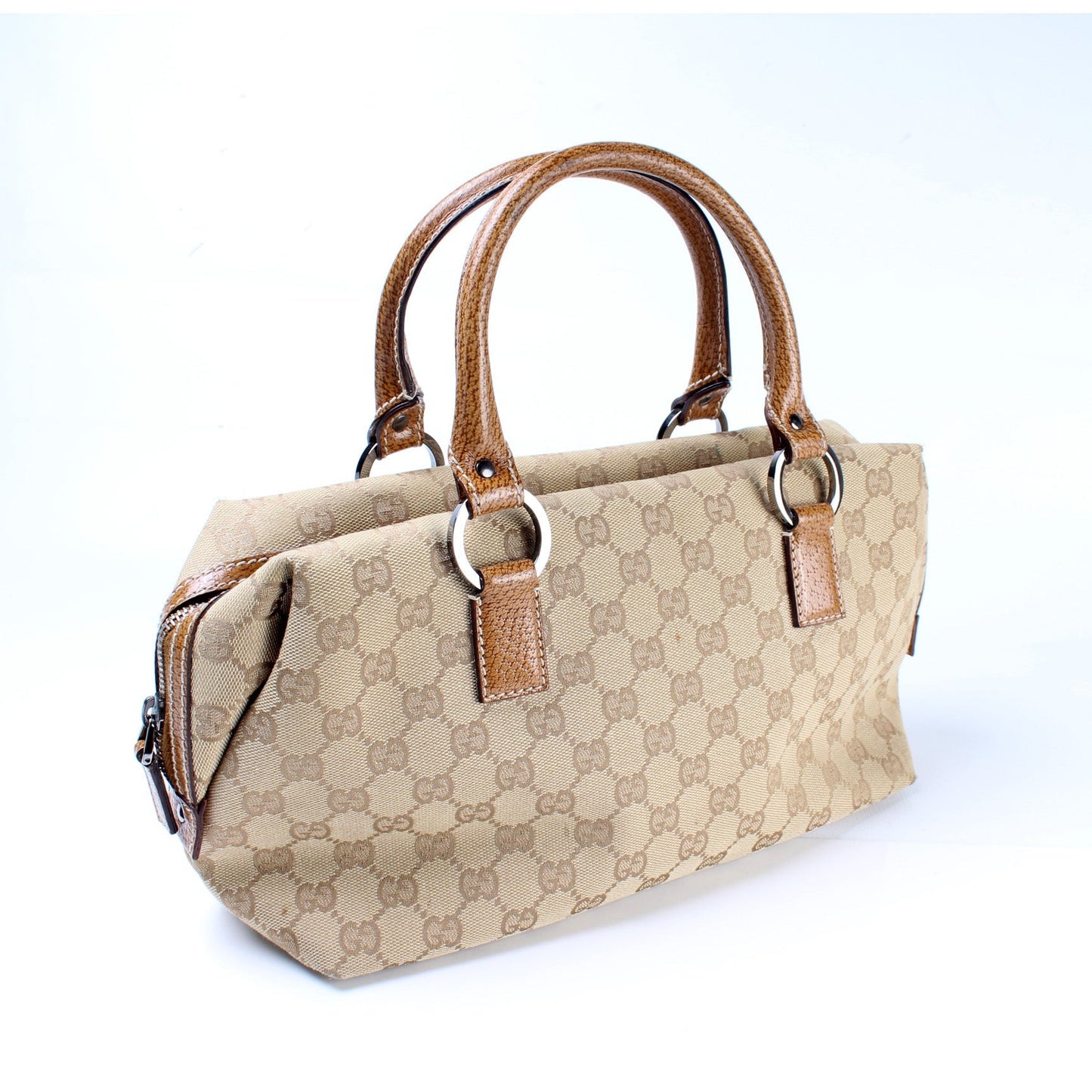 Gucci GG Boston Canvas Mini Bag
