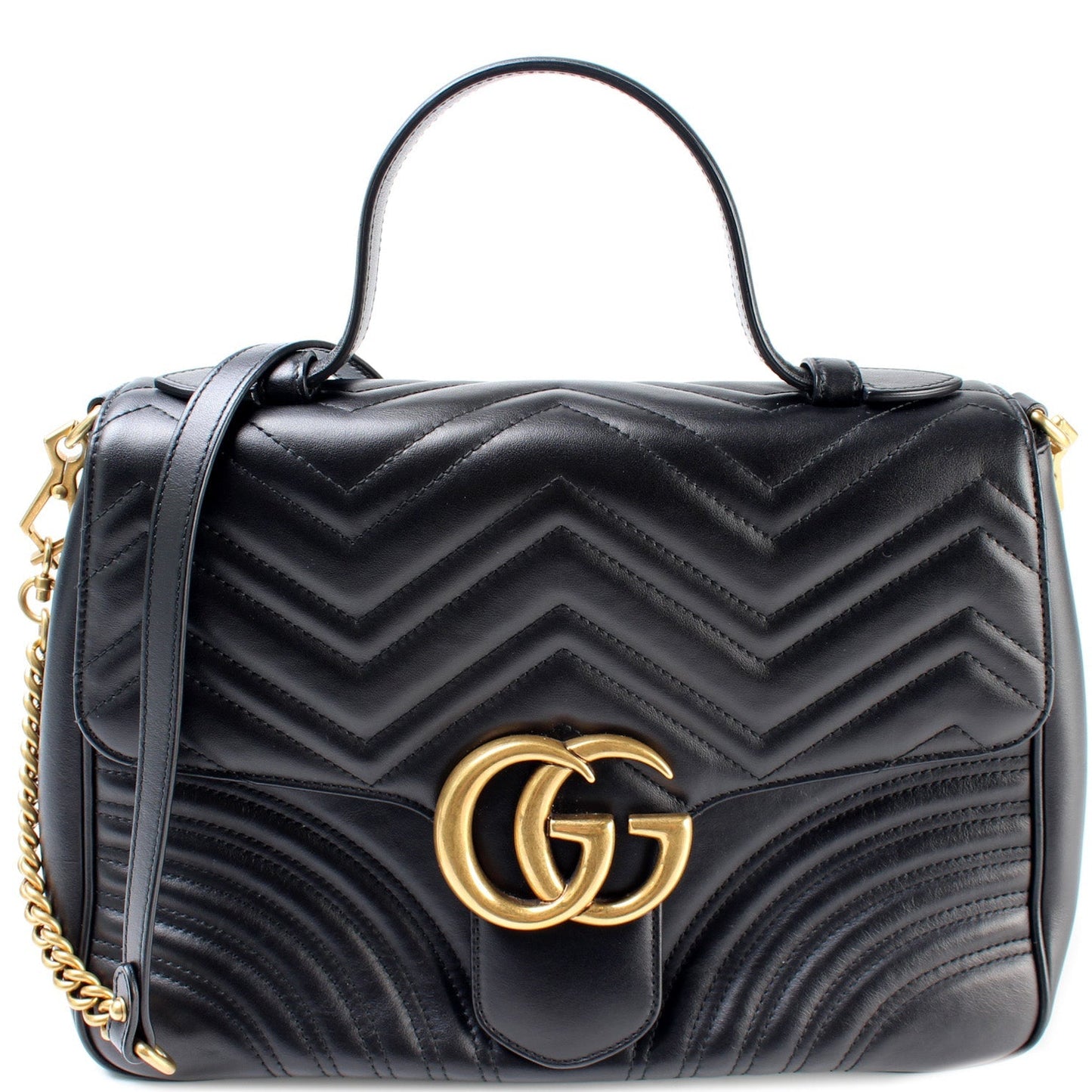Gucci Marmont Medium Top Handle Travel Bag