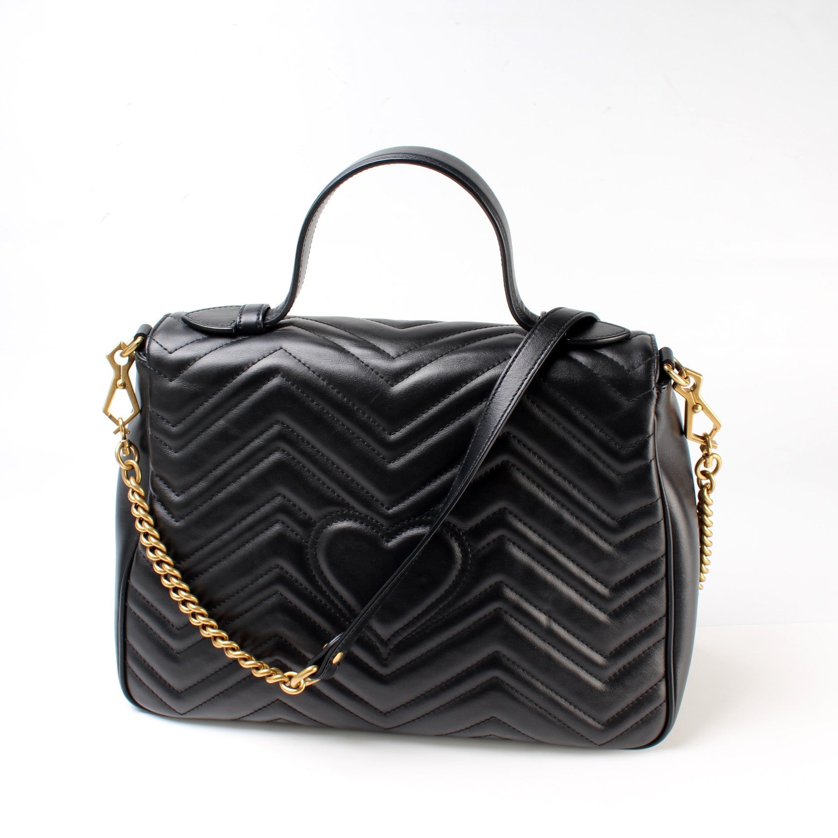 Gucci Marmont Medium Top Handle Travel Bag