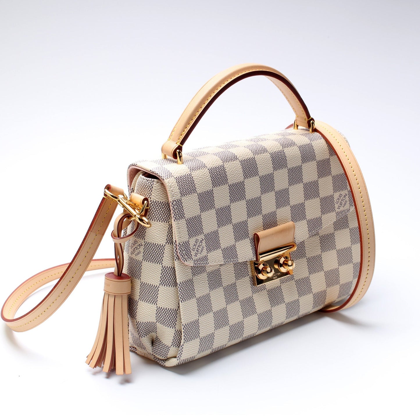 Louis Vuitton Croisette Azur Damier Handbag Azur 4