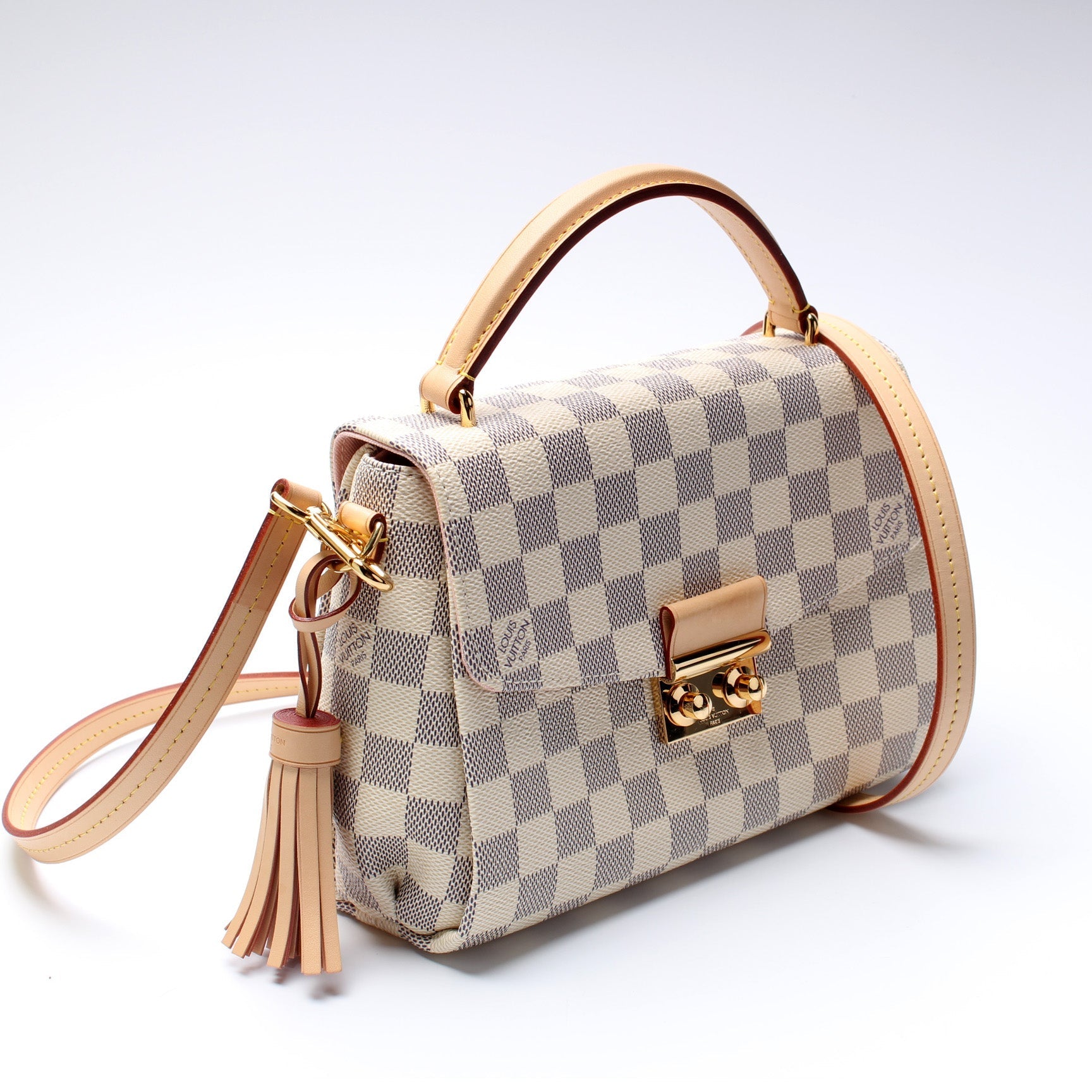 Louis Vuitton Croisette Azur Damier Handbag Azur 4