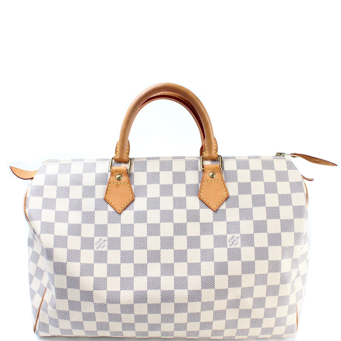 Louis Vuitton Speedy 35 Azur Damier Handbag Azur 2
