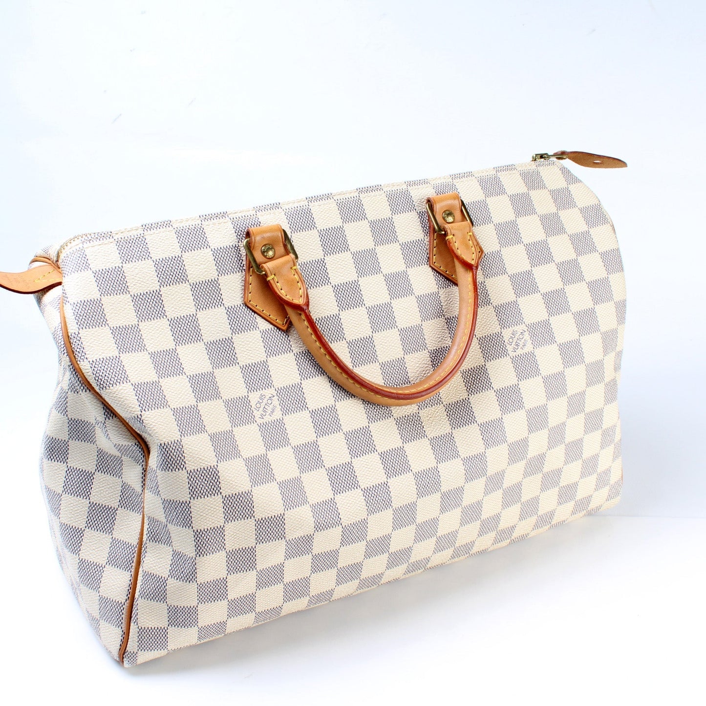 Louis Vuitton Speedy 35 Azur Damier Handbag Azur 2