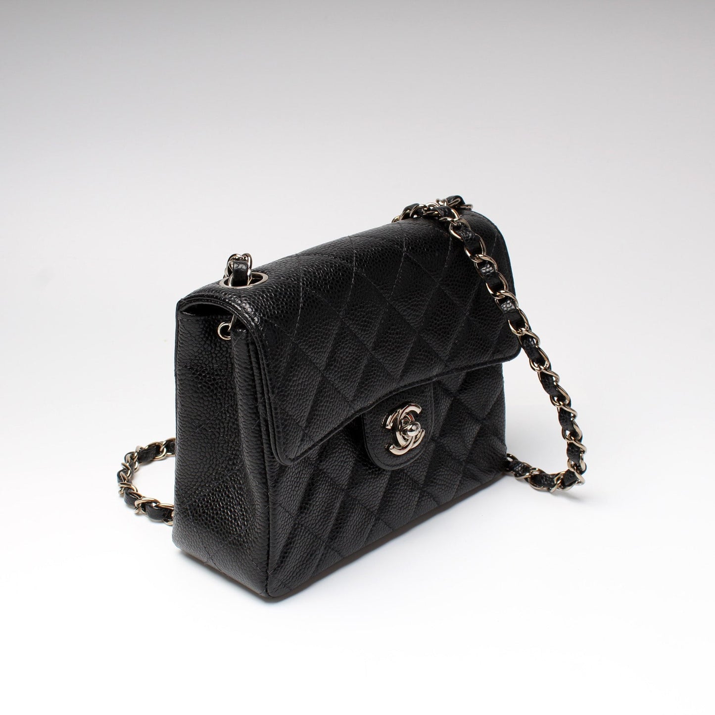 Chanel Classic Flap Square Caviar Mini Bag