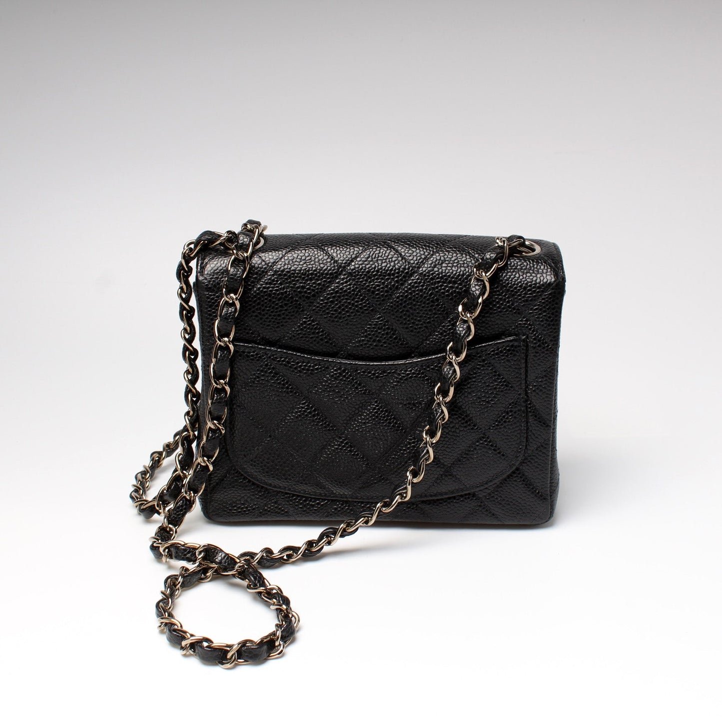 Chanel Classic Flap Square Caviar Mini Bag
