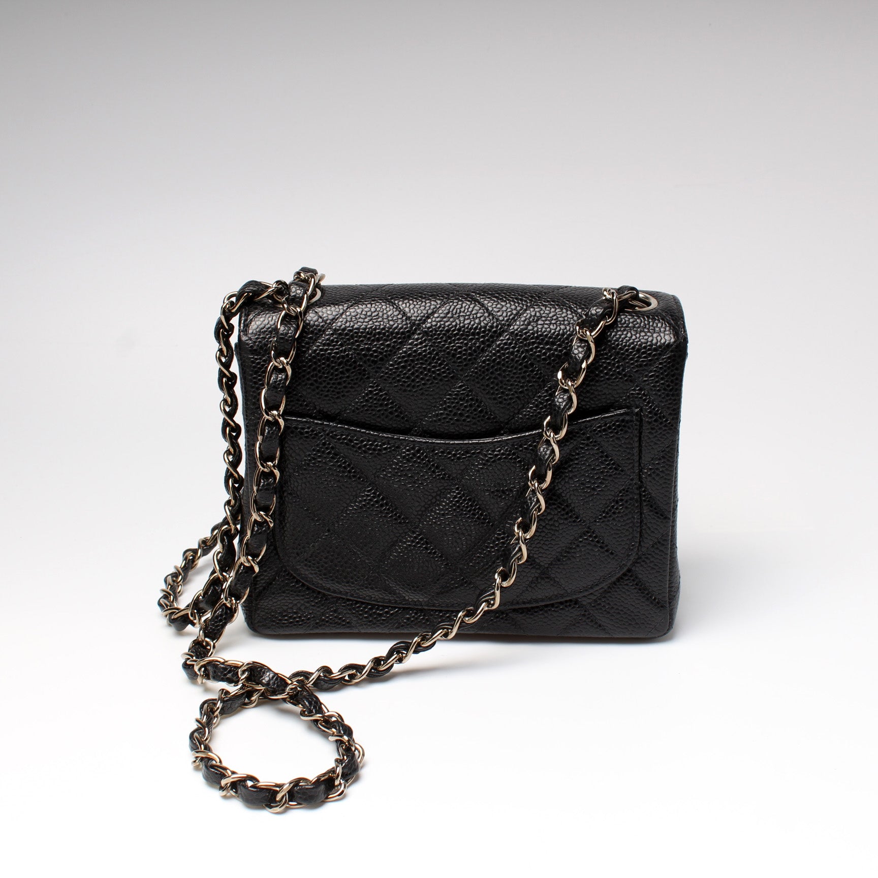 Chanel Classic Flap Square Caviar Mini Bag